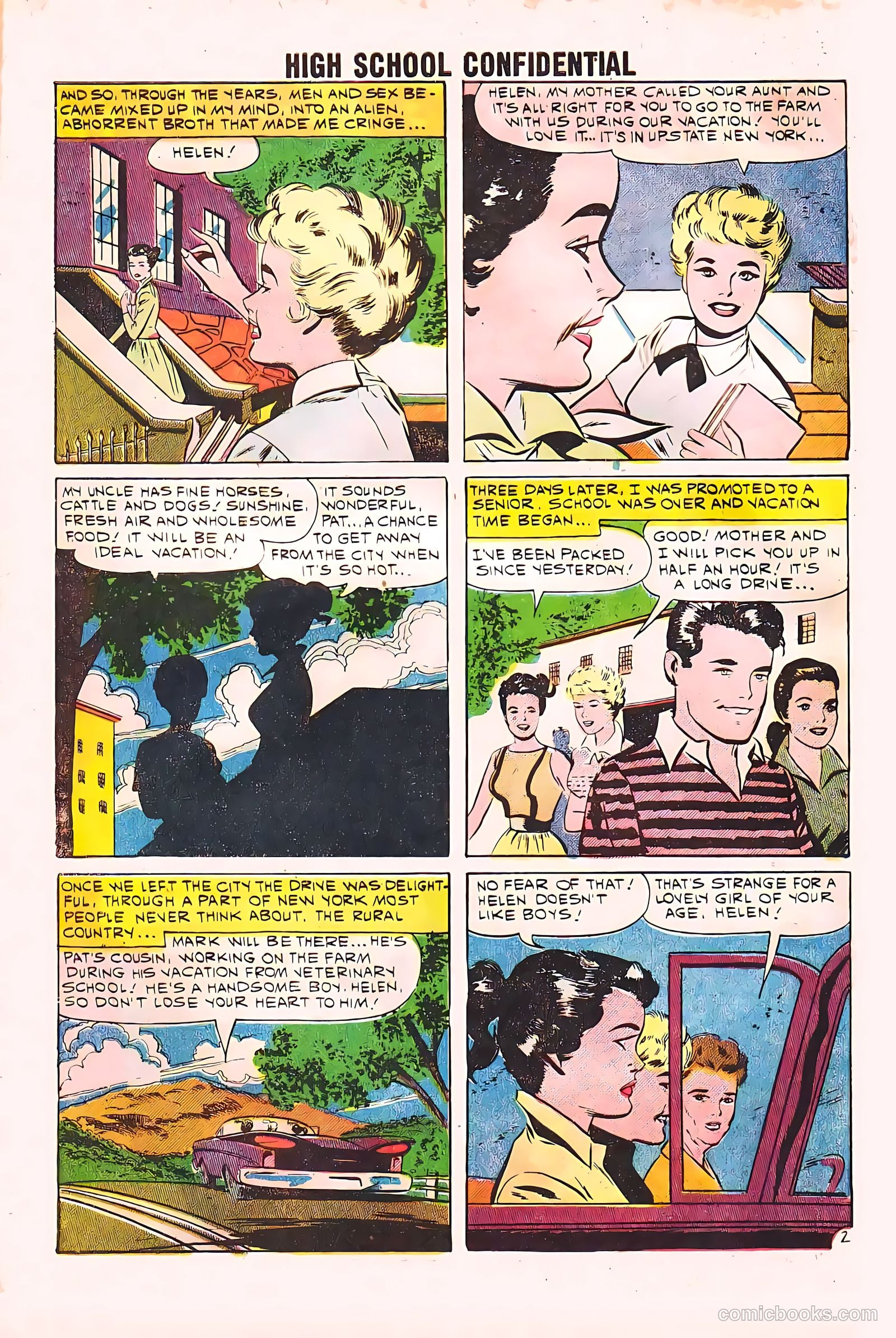 High School Confidential Diary #2 (1960) — page 4