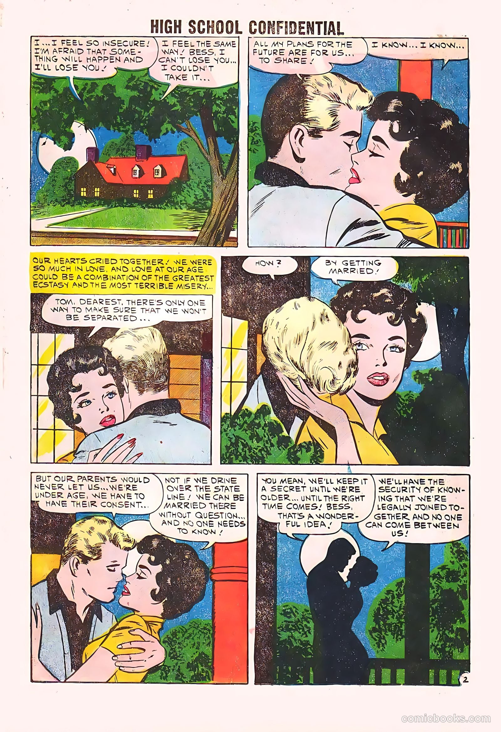 High School Confidential Diary #2 (1960) — page 14