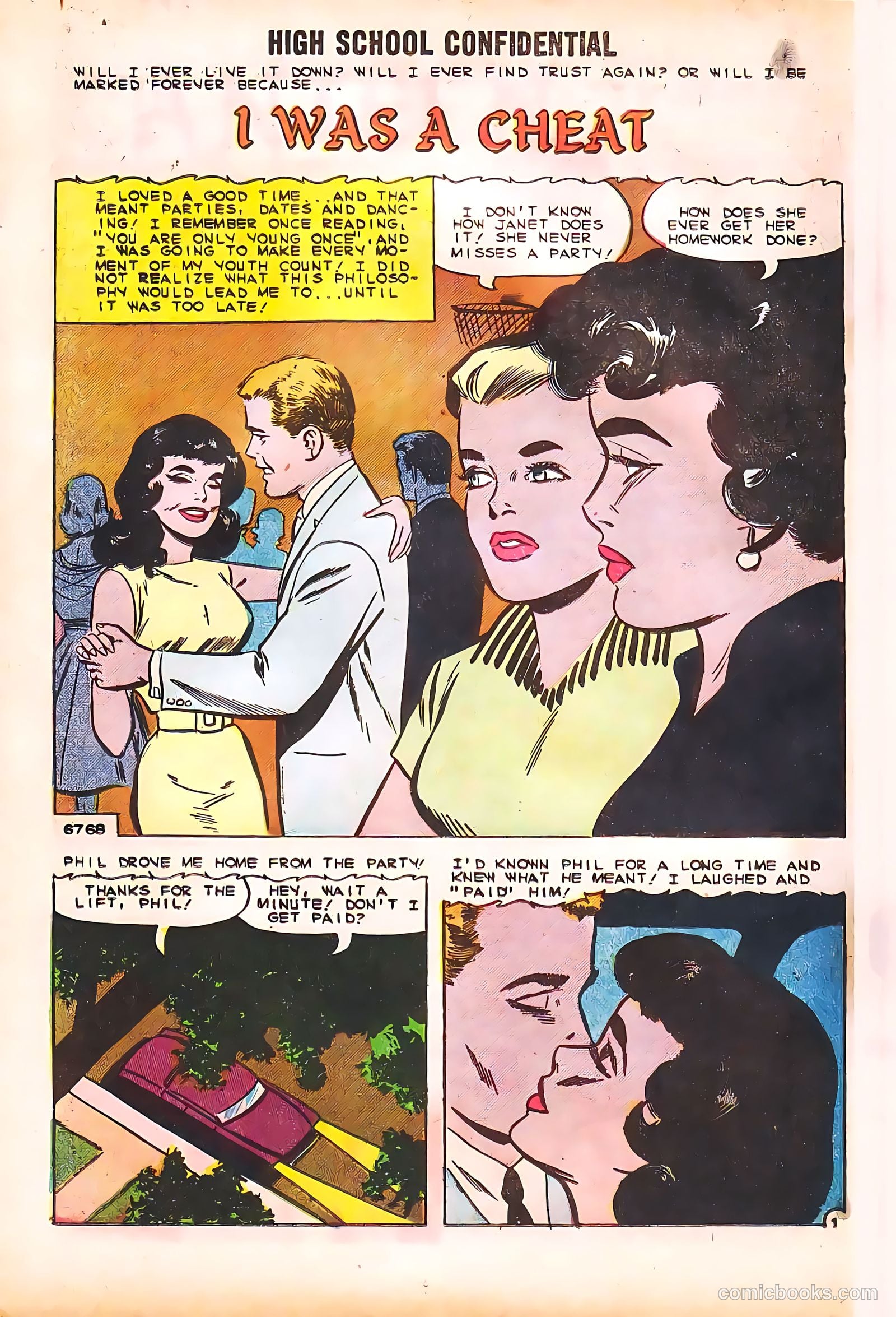 High School Confidential Diary #2 (1960) — page 22