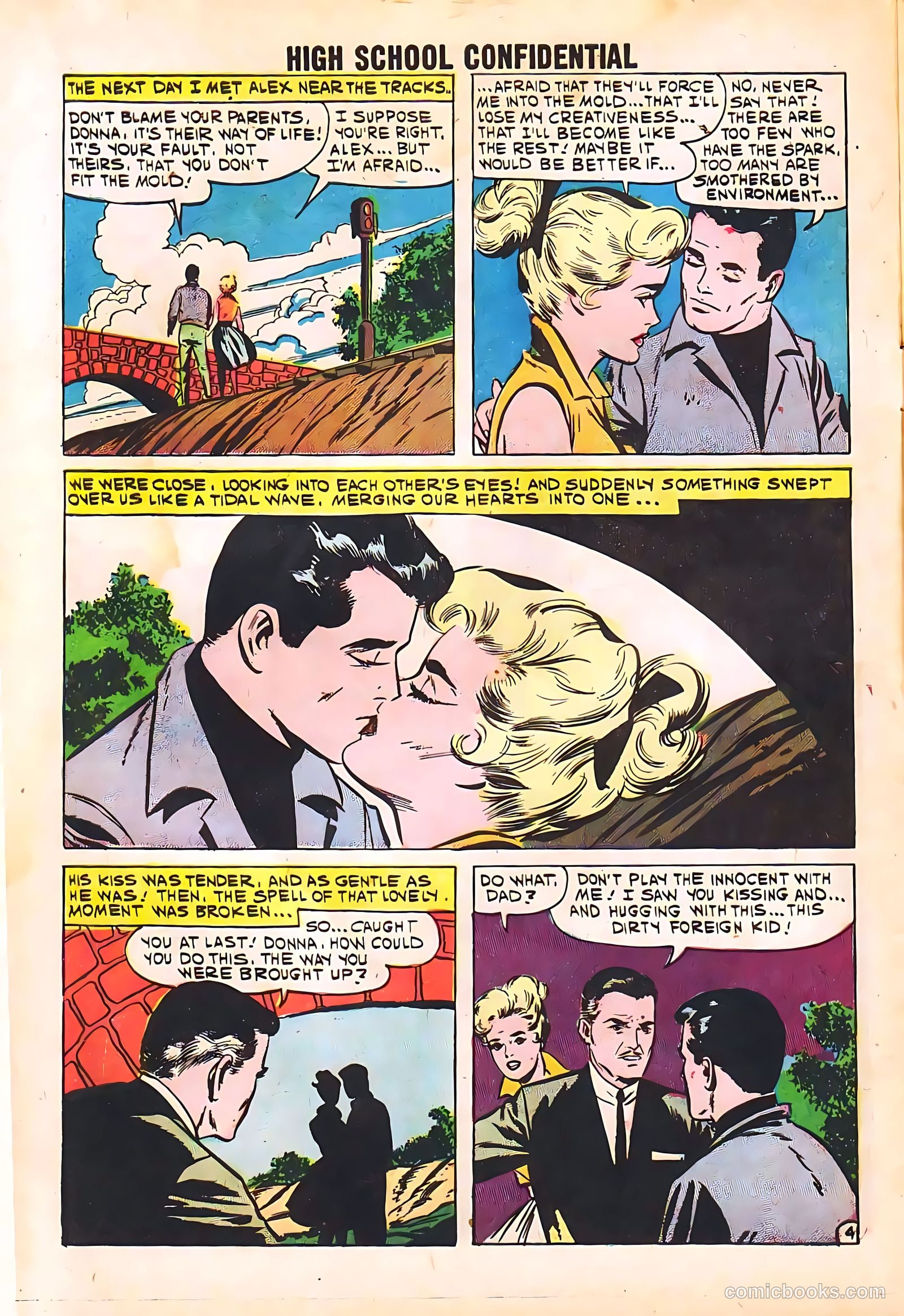 High School Confidential Diary #4 (1960) — page 6