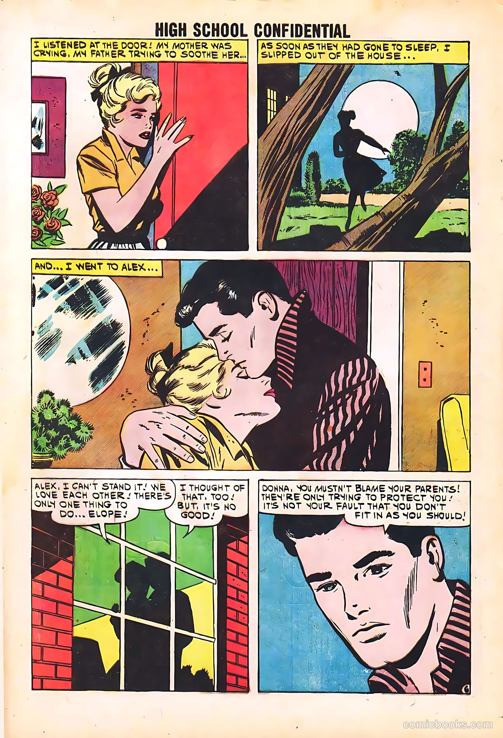 High School Confidential Diary #4 (1960) — page 8