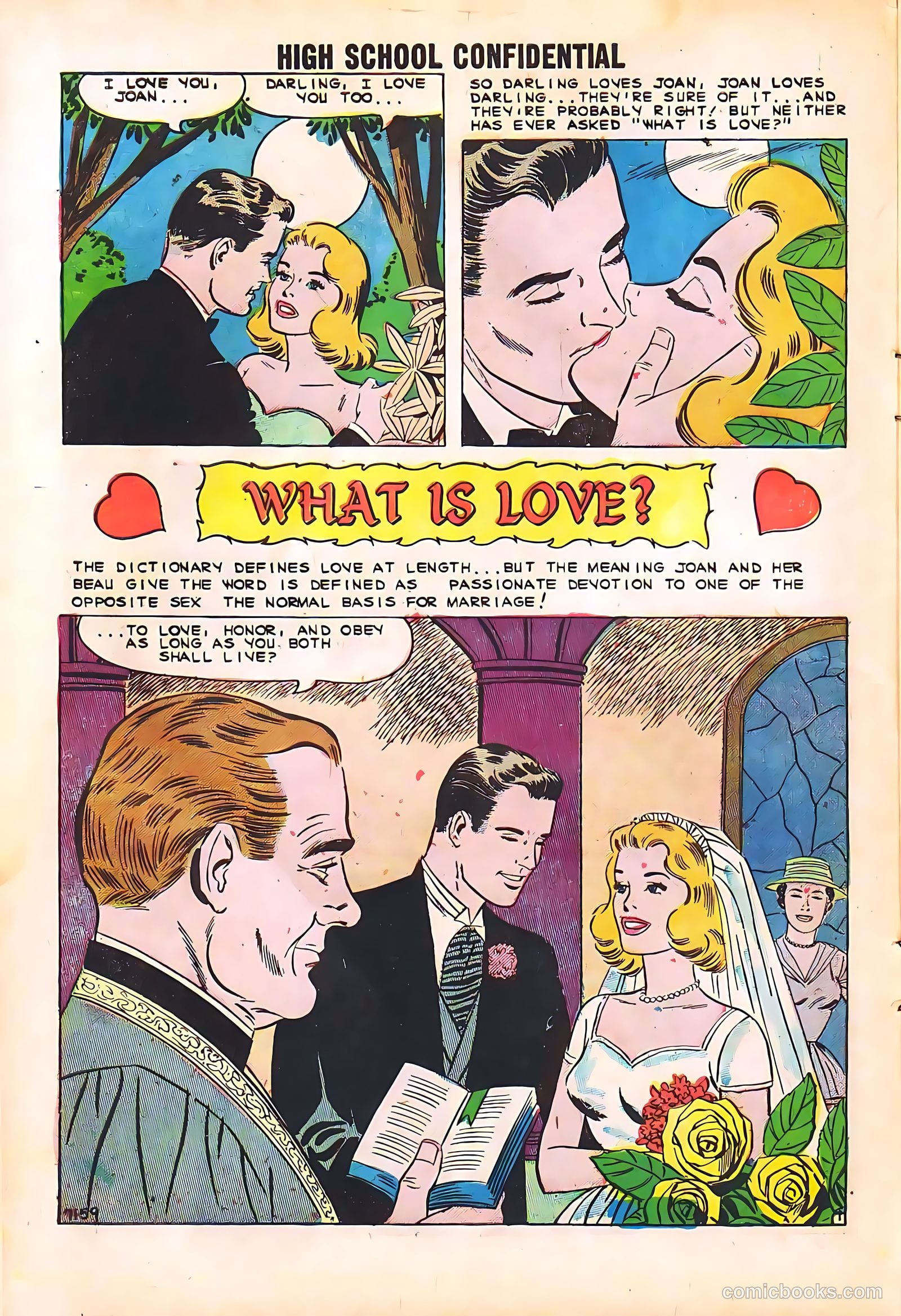 High School Confidential Diary #4 (1960) — page 10