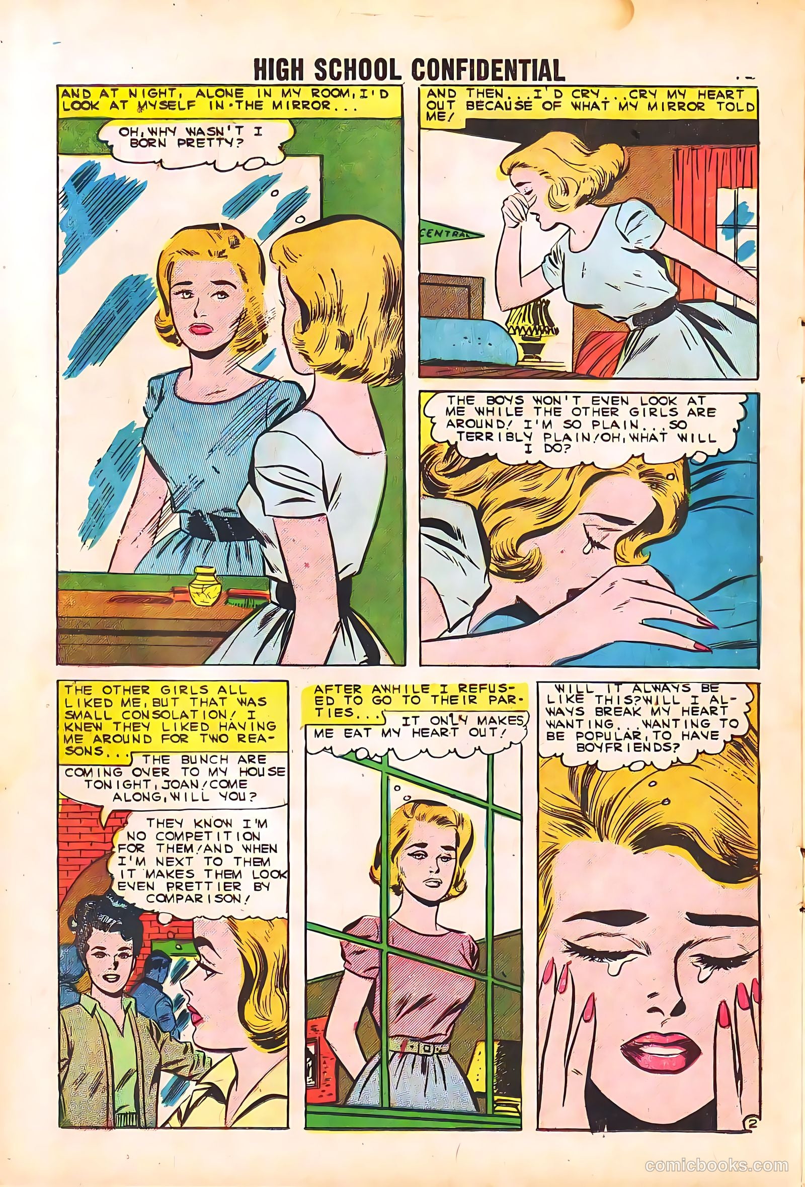 High School Confidential Diary #4 (1960) — page 14