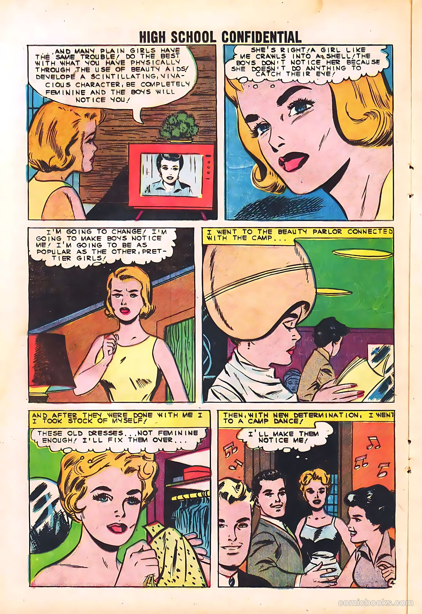 High School Confidential Diary #4 (1960) — page 16
