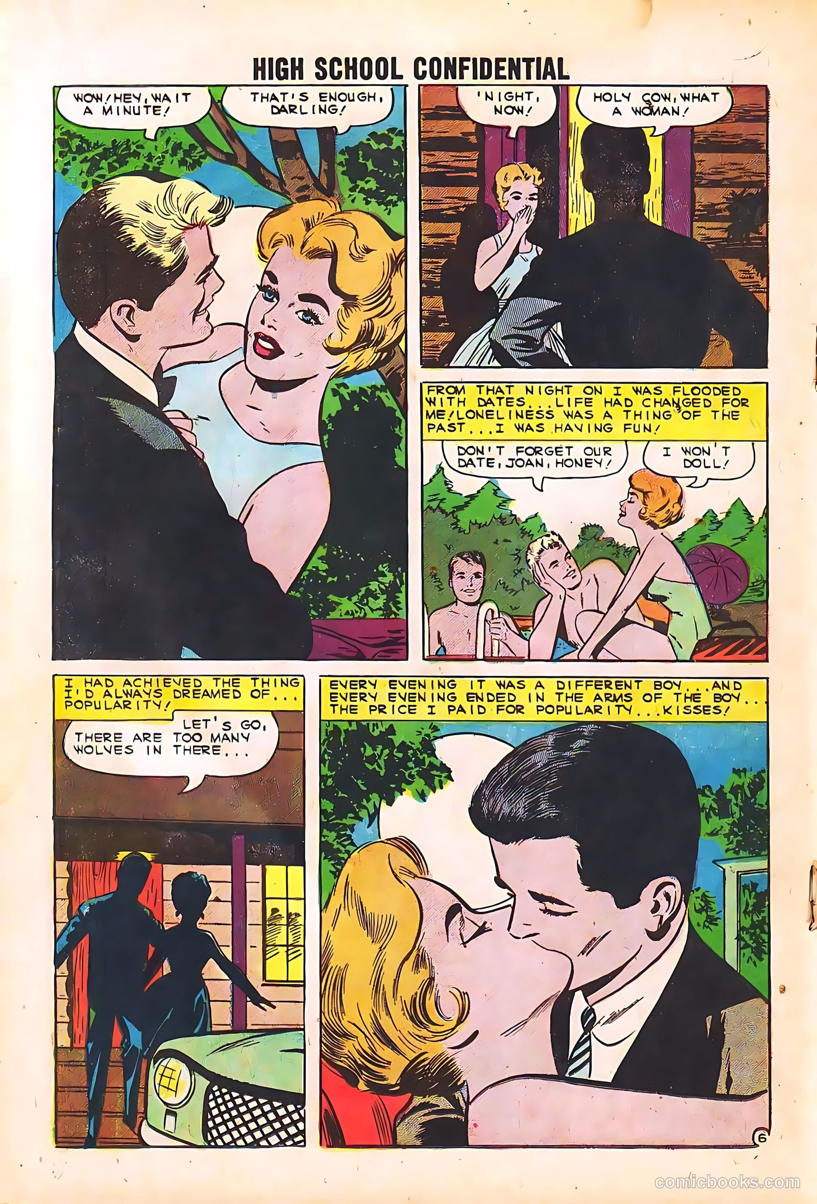 High School Confidential Diary #4 (1960) — page 18