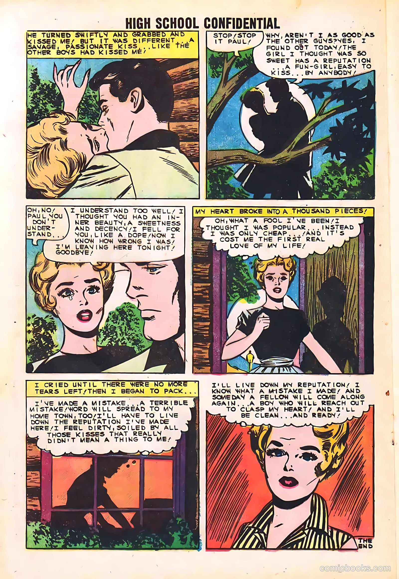 High School Confidential Diary #4 (1960) — page 20