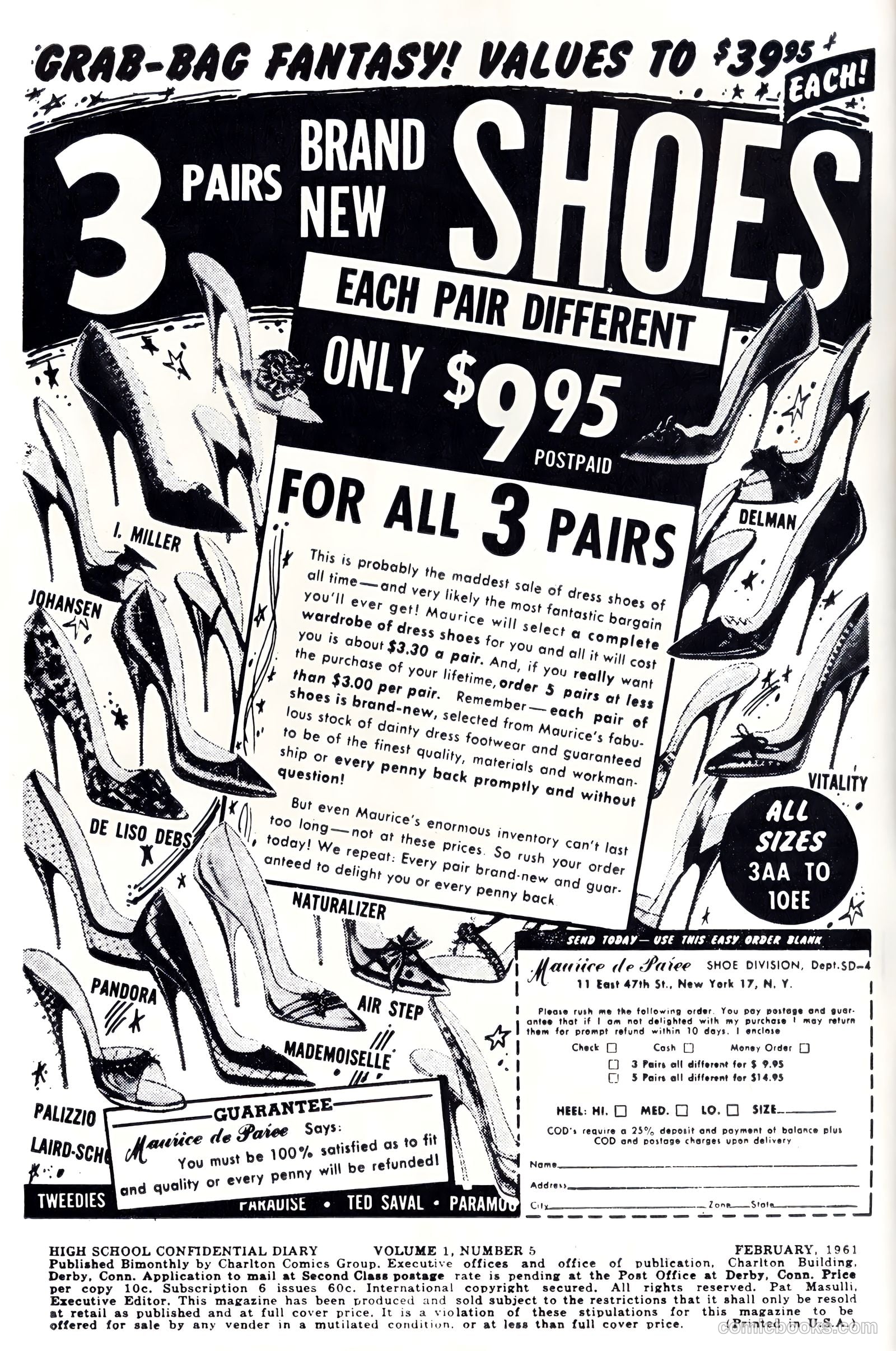 High School Confidential Diary #5 (1961) — page 2