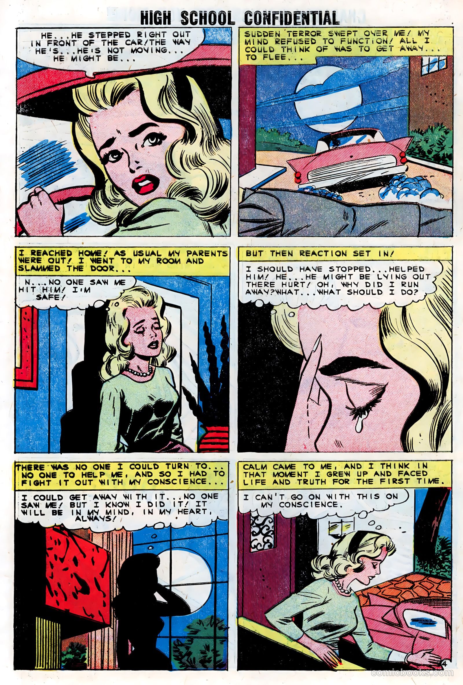 High School Confidential Diary #5 (1961) — page 6