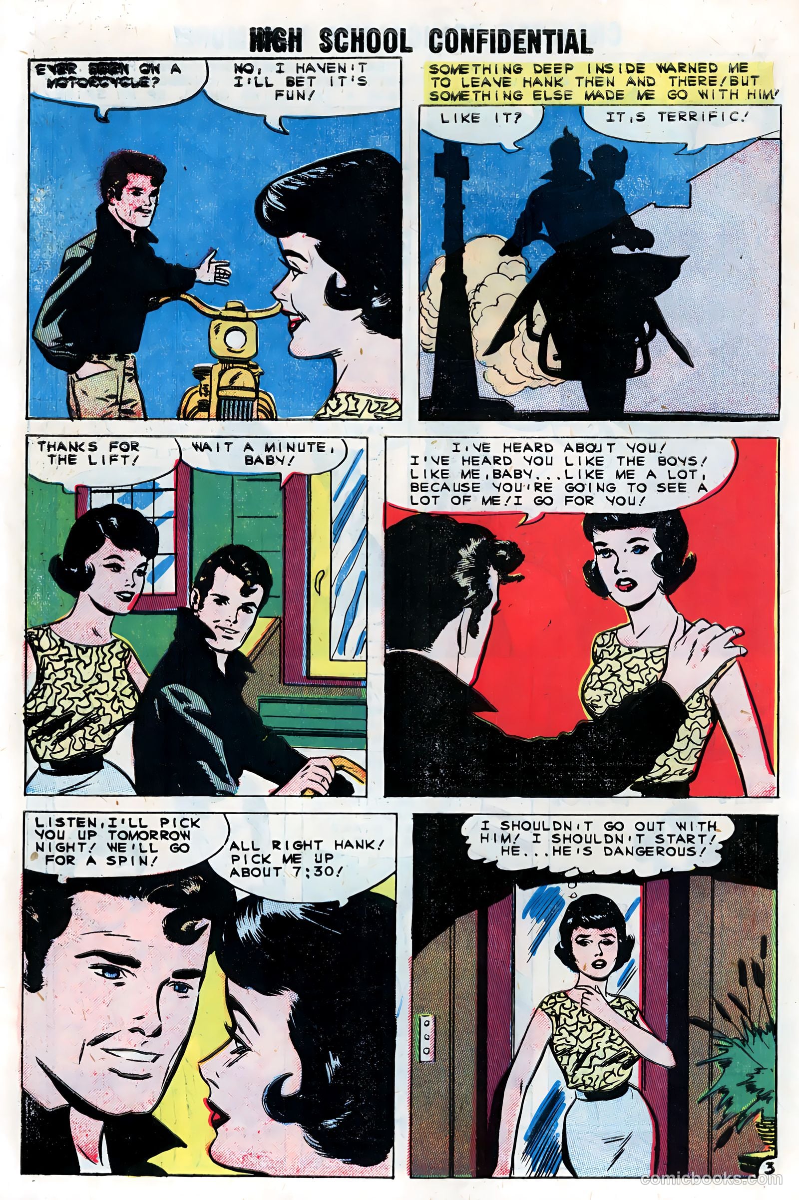 High School Confidential Diary #5 (1961) — page 10