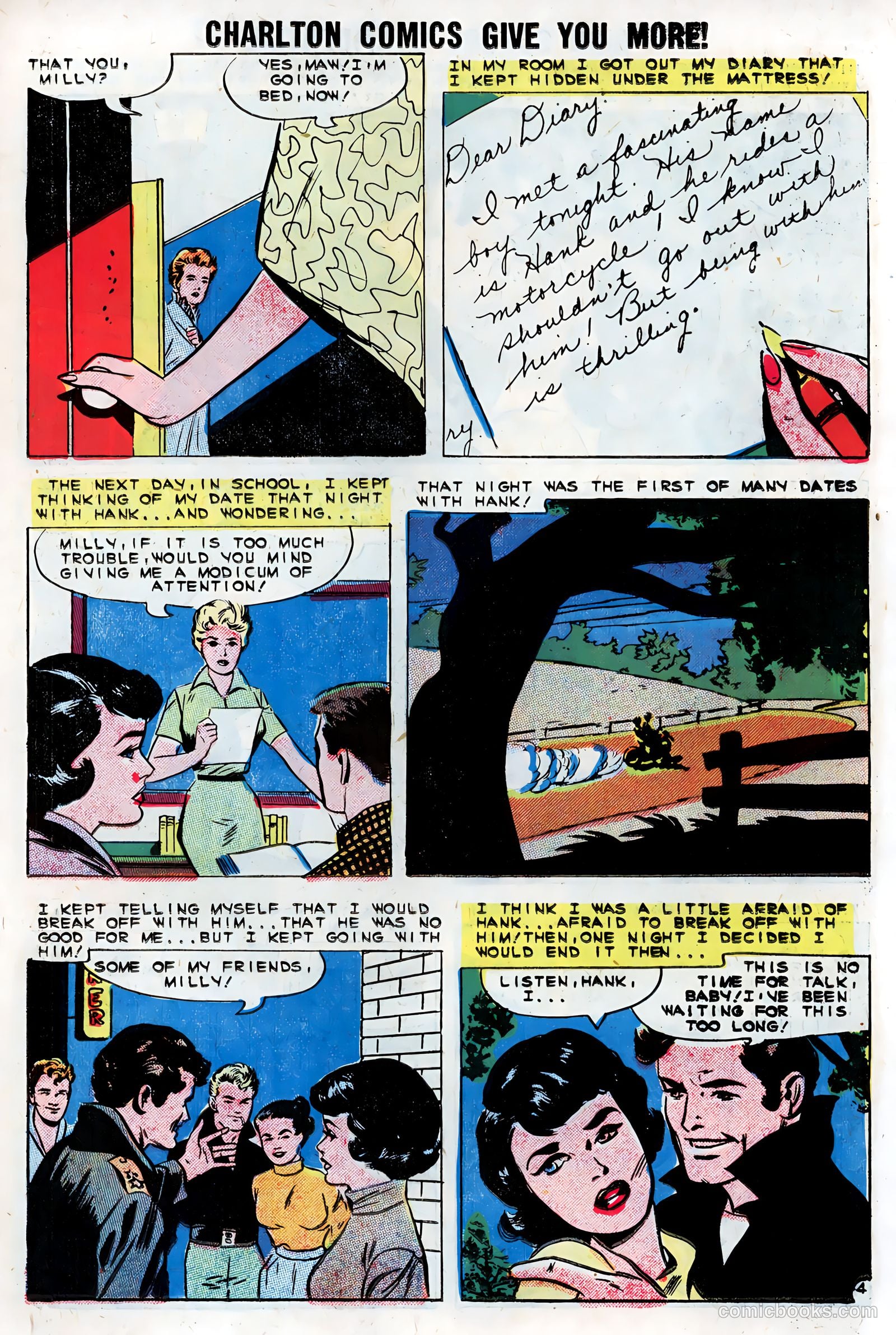 High School Confidential Diary #5 (1961) — page 11