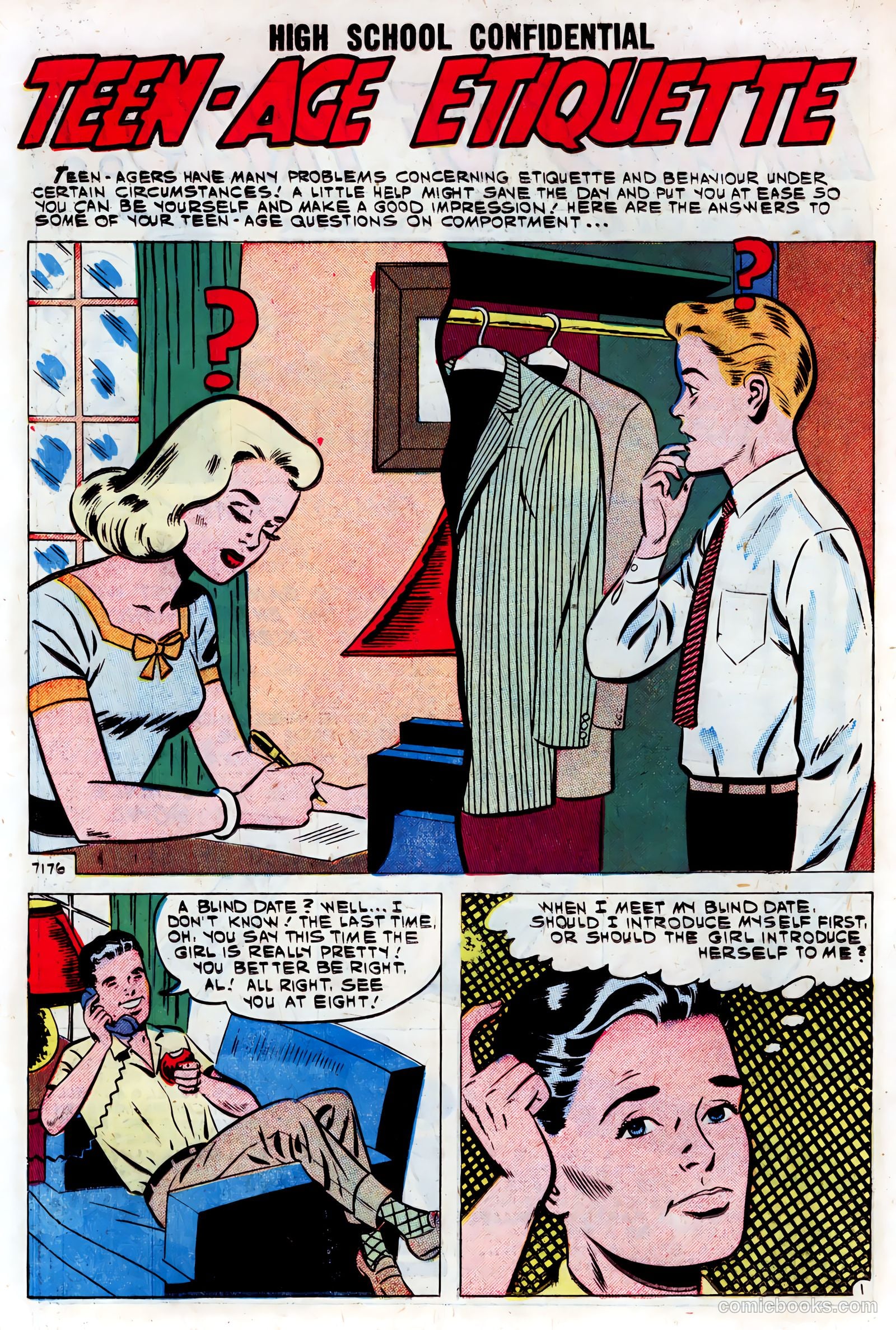 High School Confidential Diary #5 (1961) — page 18