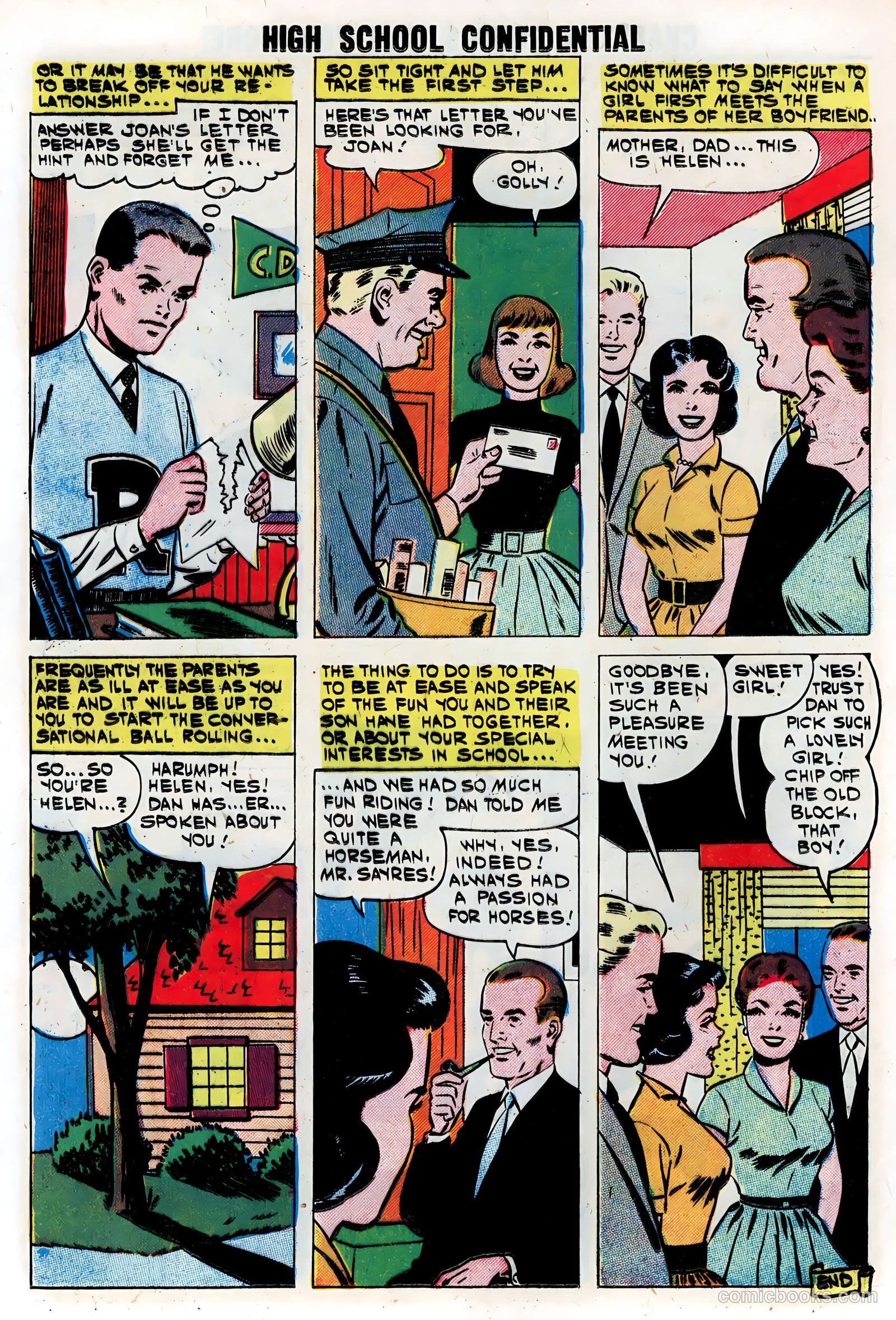 High School Confidential Diary #5 (1961) — page 20