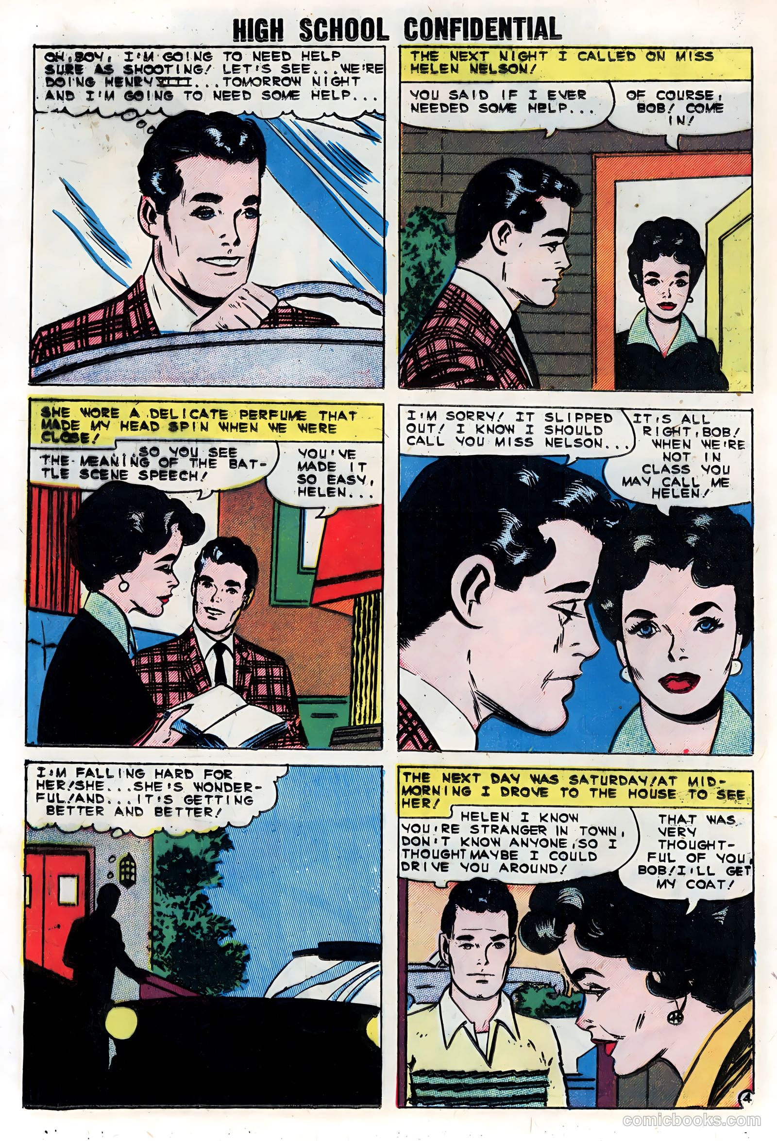 High School Confidential Diary #5 (1961) — page 24