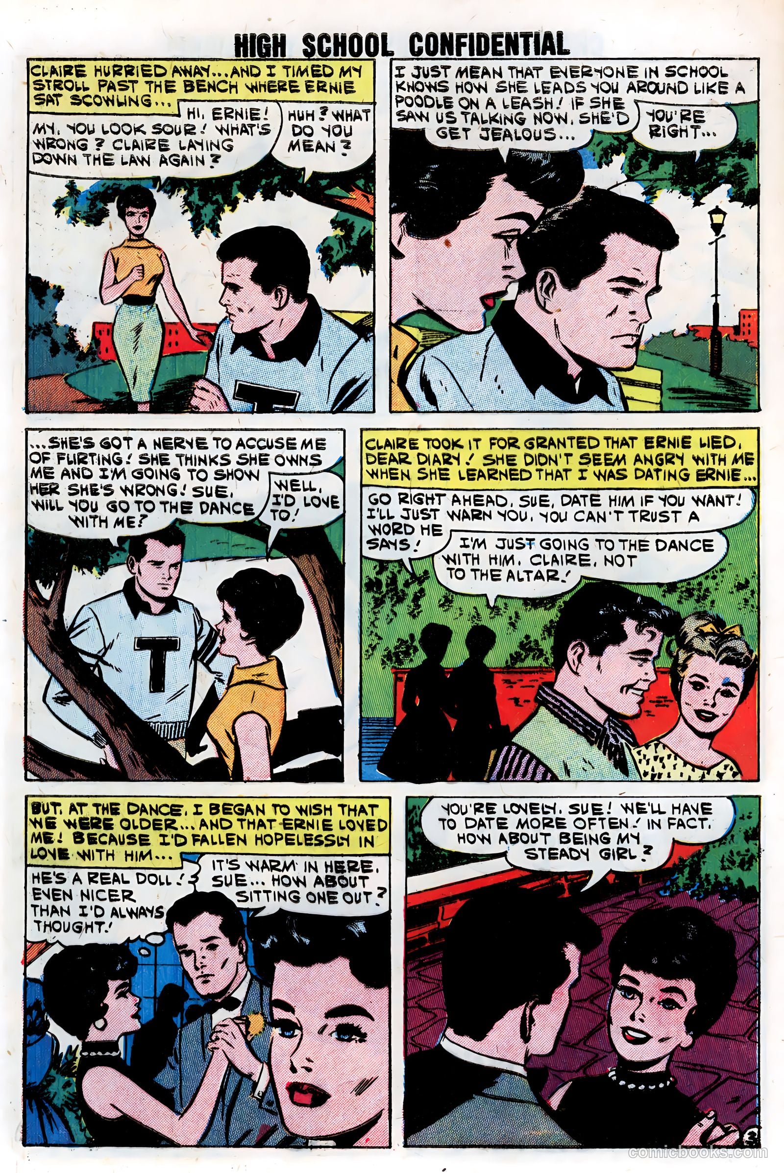 High School Confidential Diary #5 (1961) — page 32