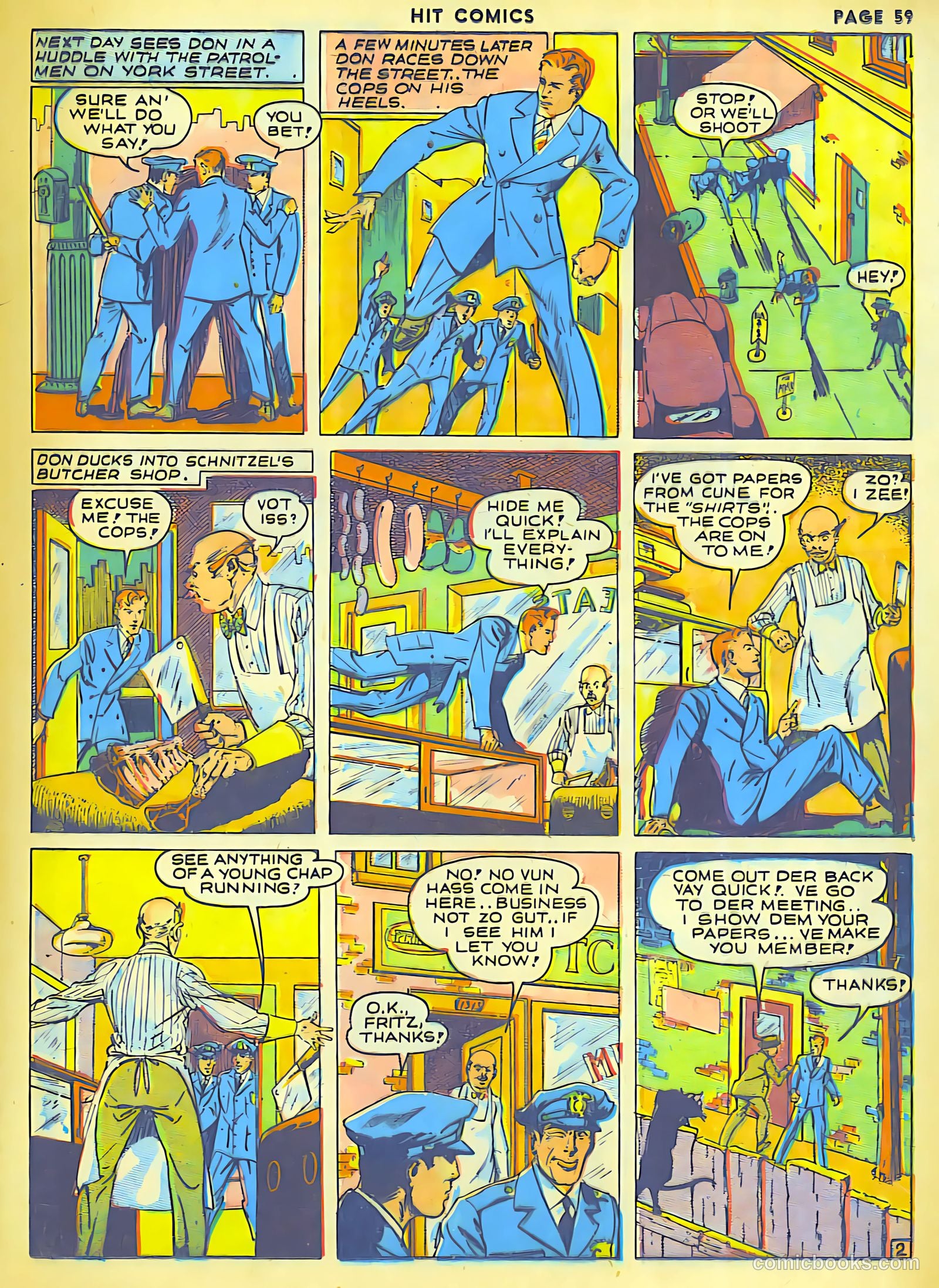 Hit Comics #13 (1941) — page 61 of 68