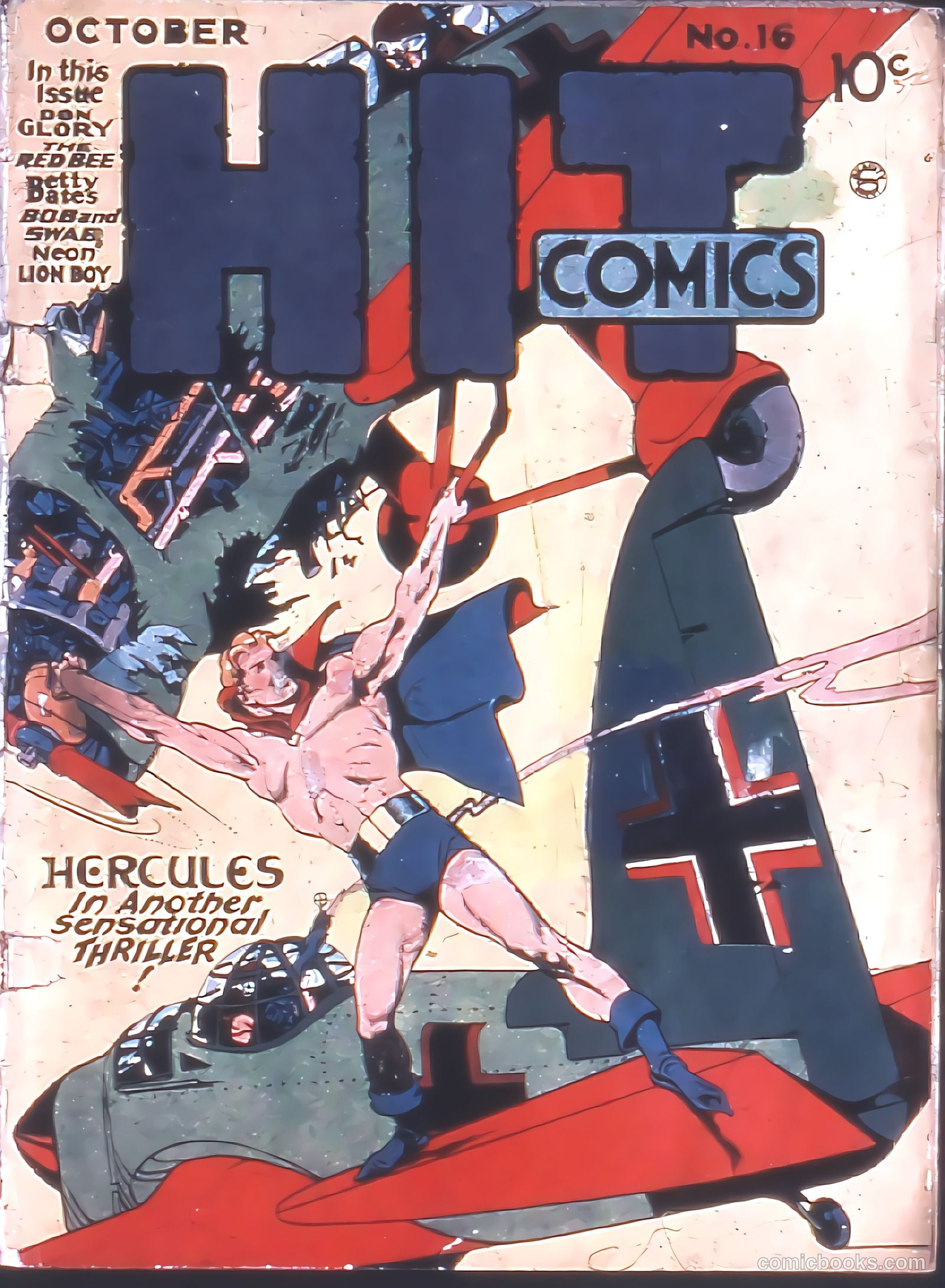 Hit Comics #16 cover