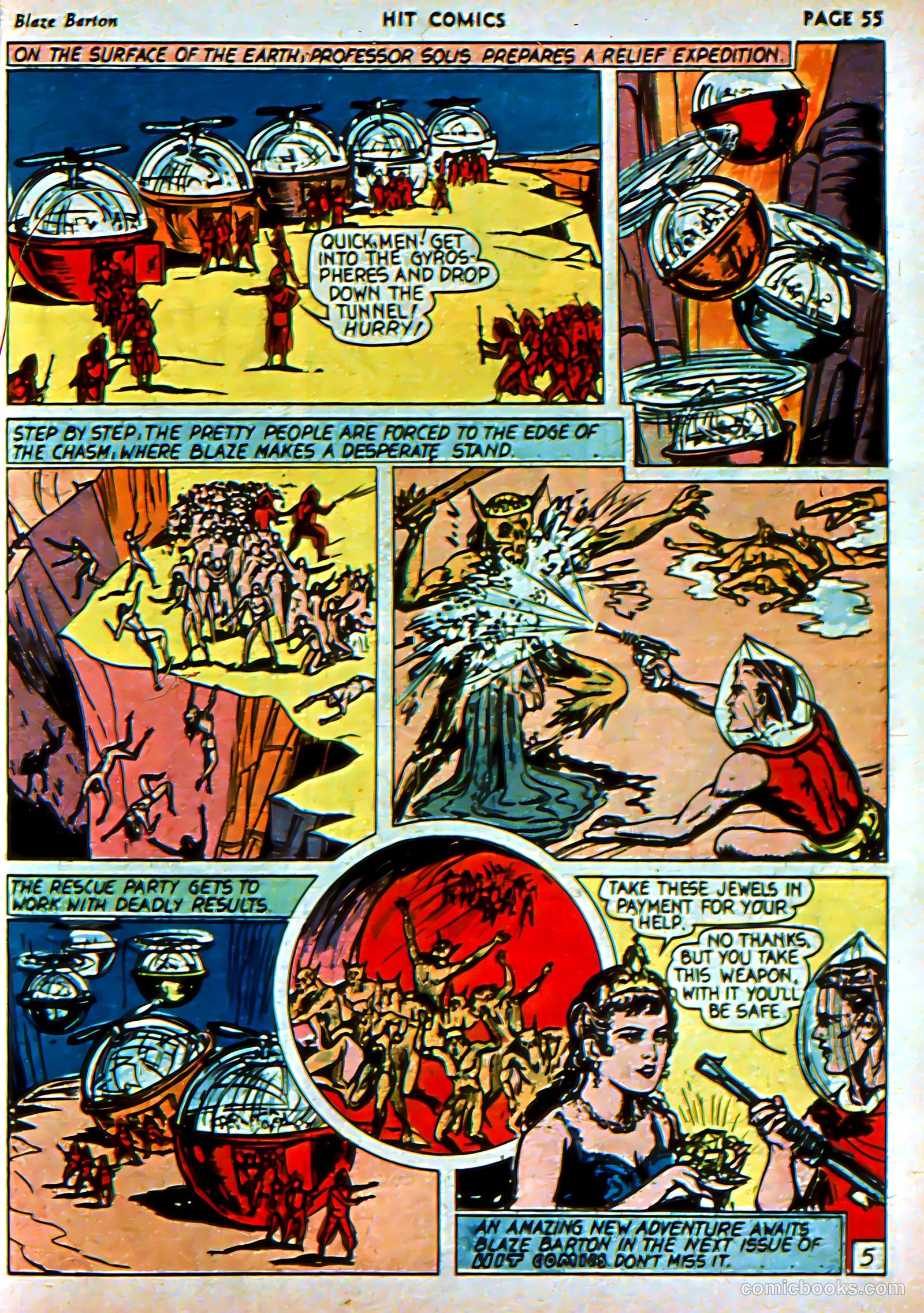 Hit Comics #3 (1940) — page 57 of 68