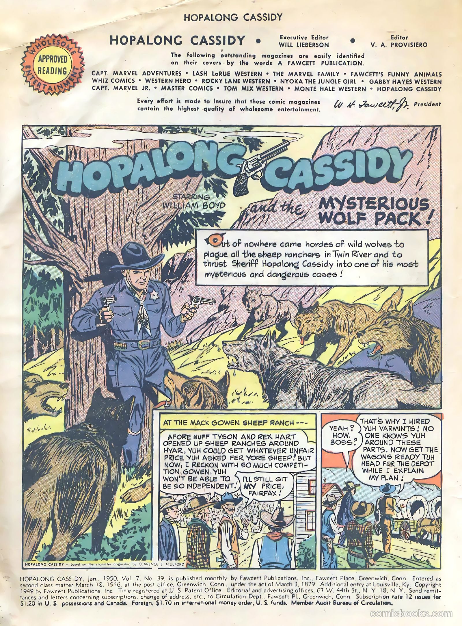 Hopalong Cassidy #39 (1950) — page 3 of 51