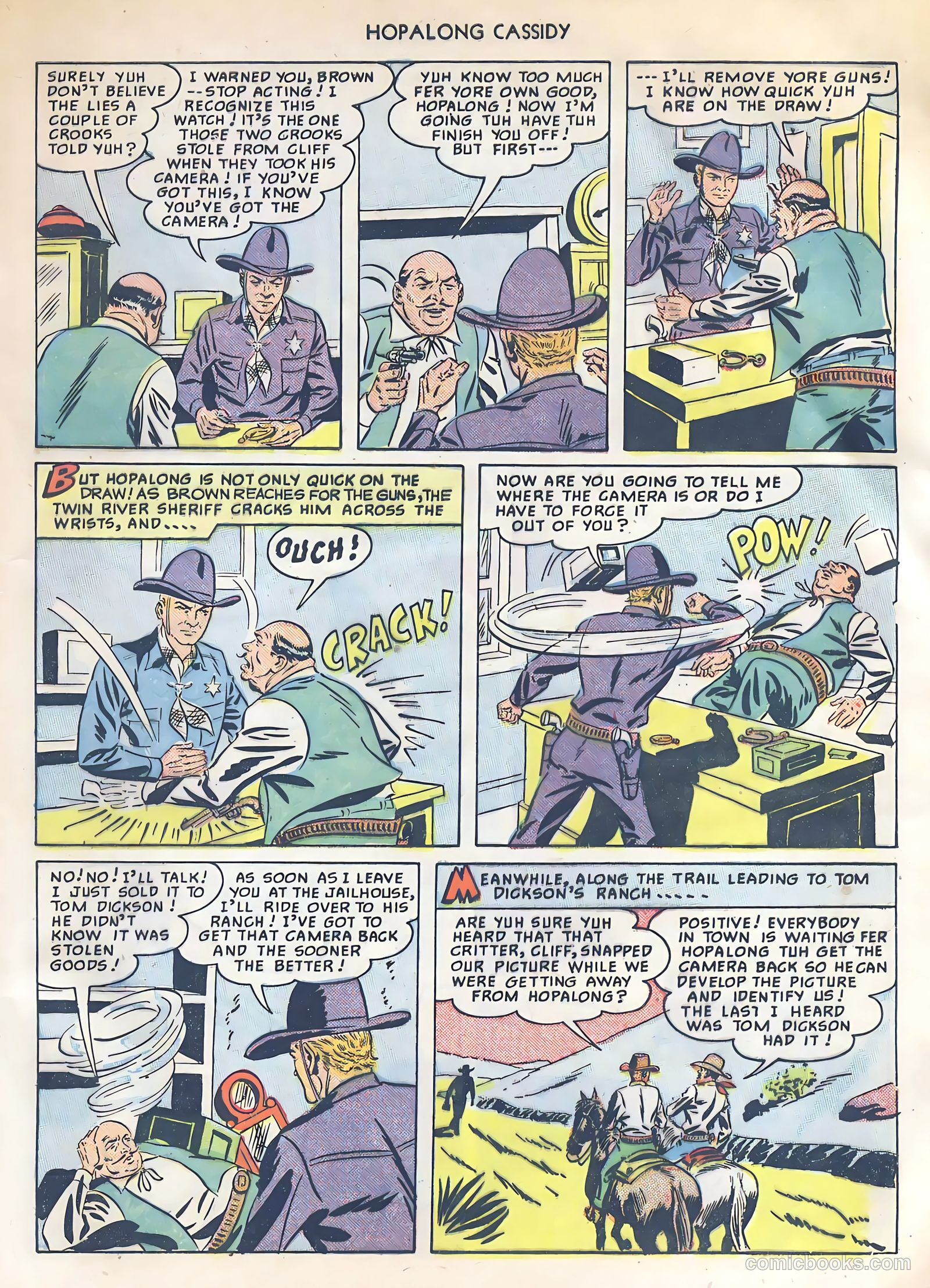 Hopalong Cassidy #39 (1950) — page 44 of 51