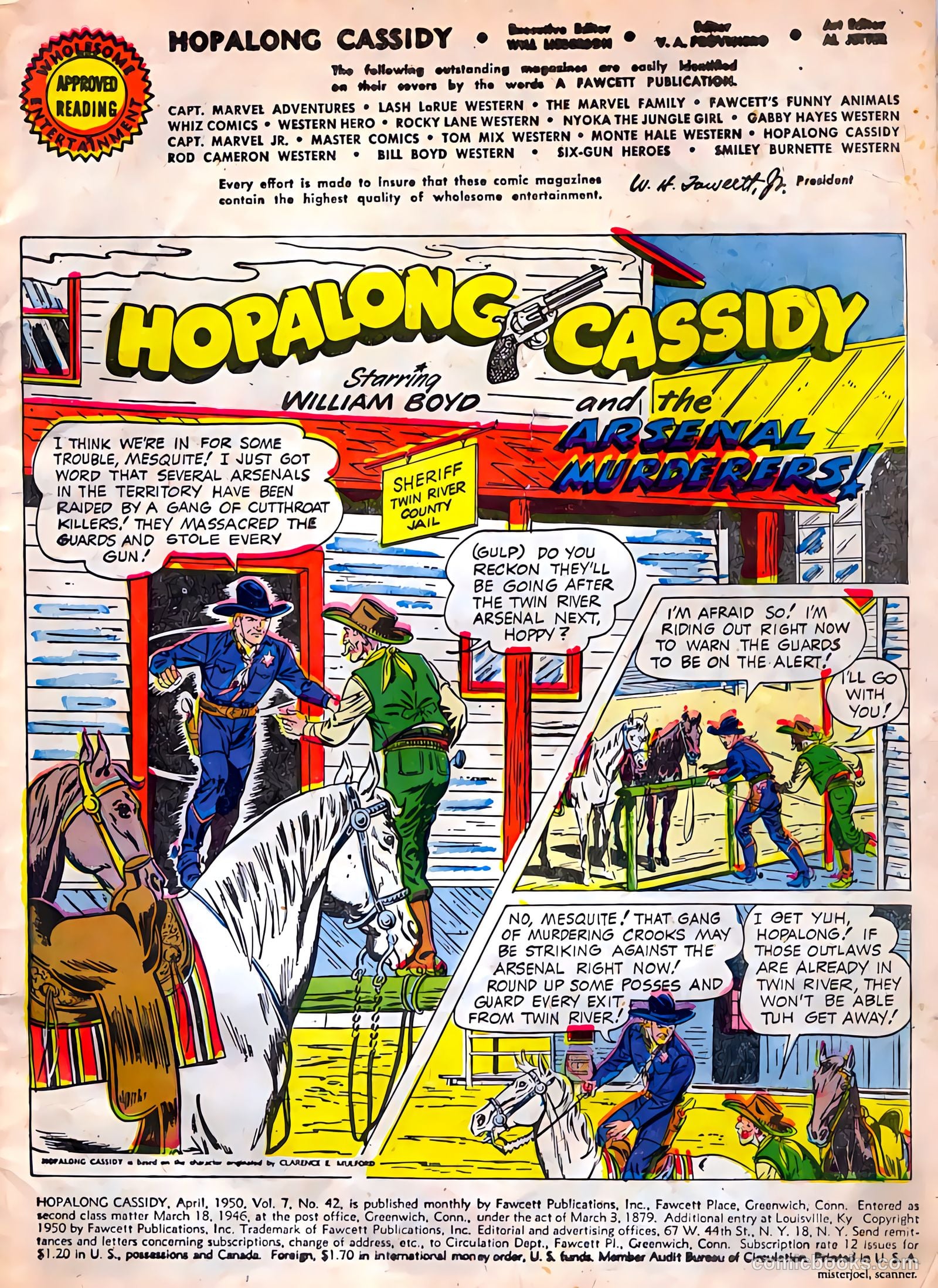 Hopalong Cassidy #42 (1950) — page 2 of 50