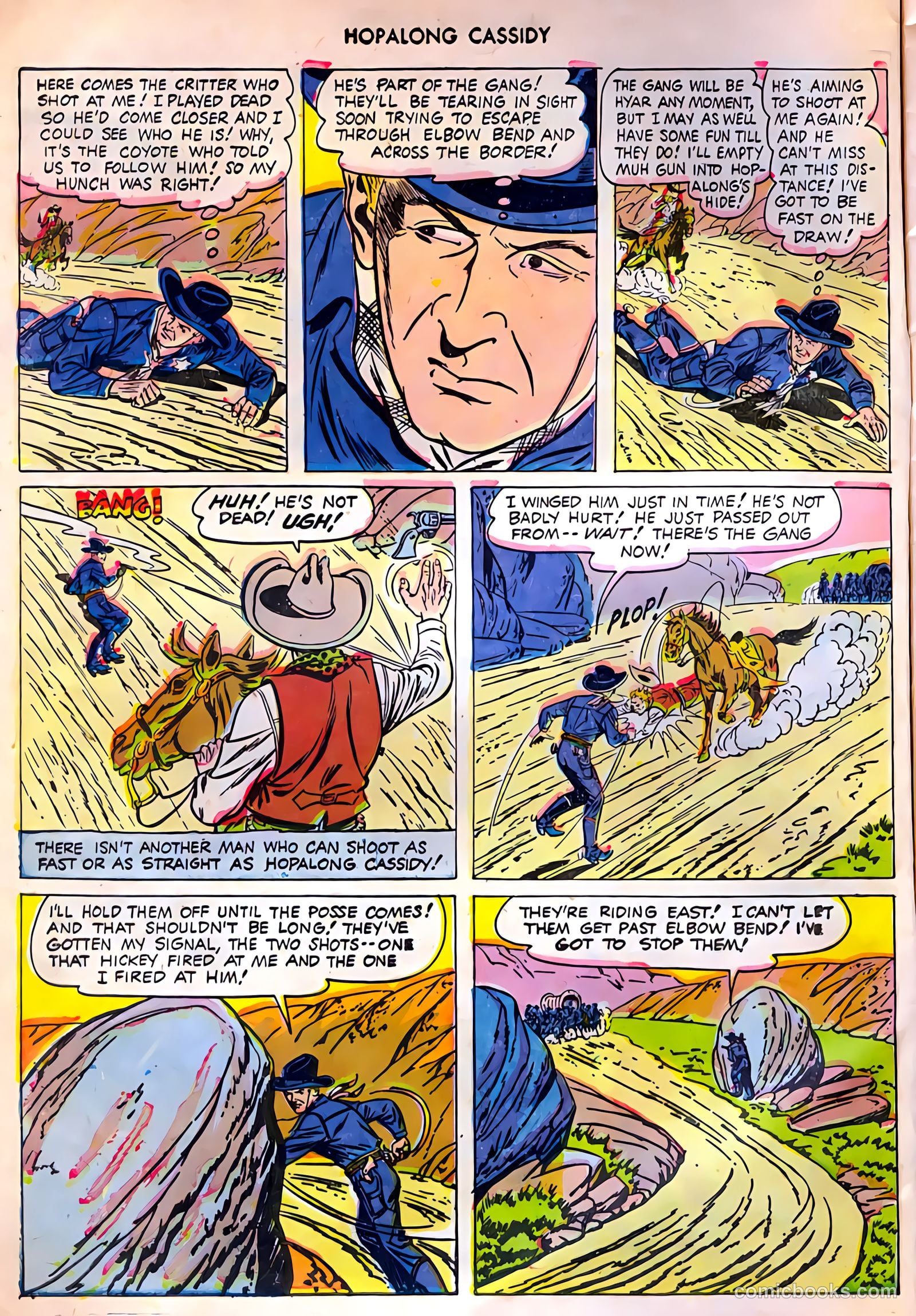 Hopalong Cassidy #42 (1950) — page 9 of 50