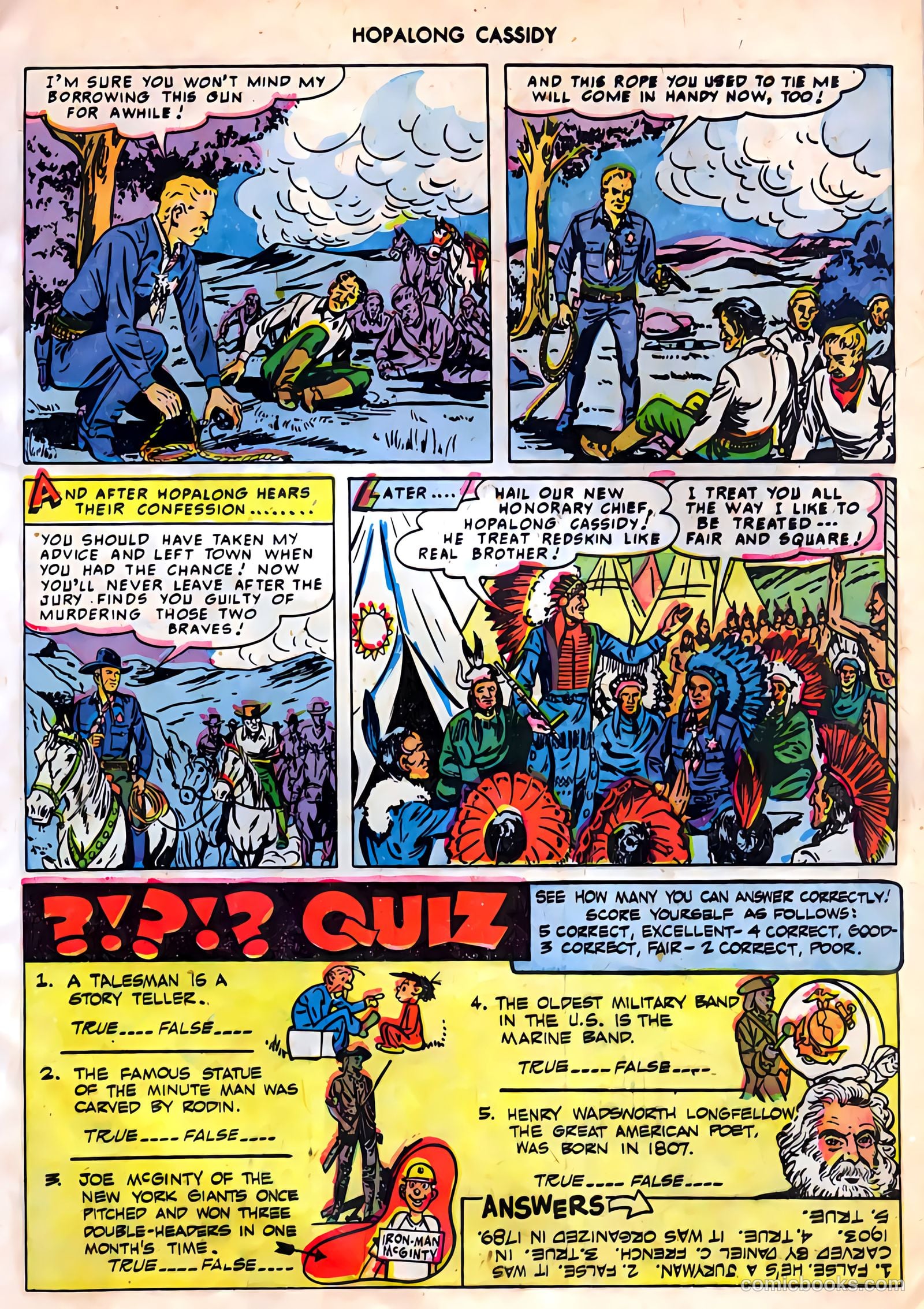 Hopalong Cassidy #42 (1950) — page 20 of 50