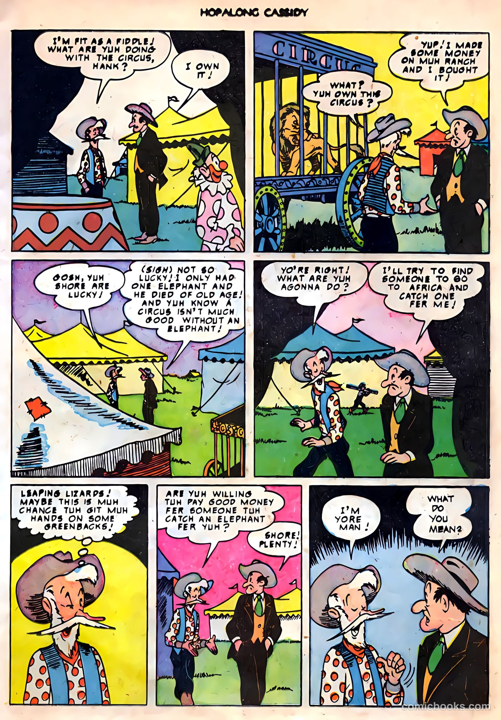 Hopalong Cassidy #42 (1950) — page 22 of 50