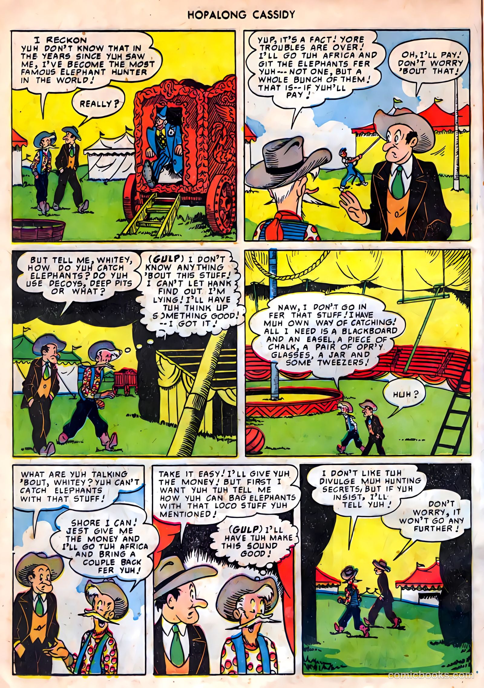 Hopalong Cassidy #42 (1950) — page 23 of 50