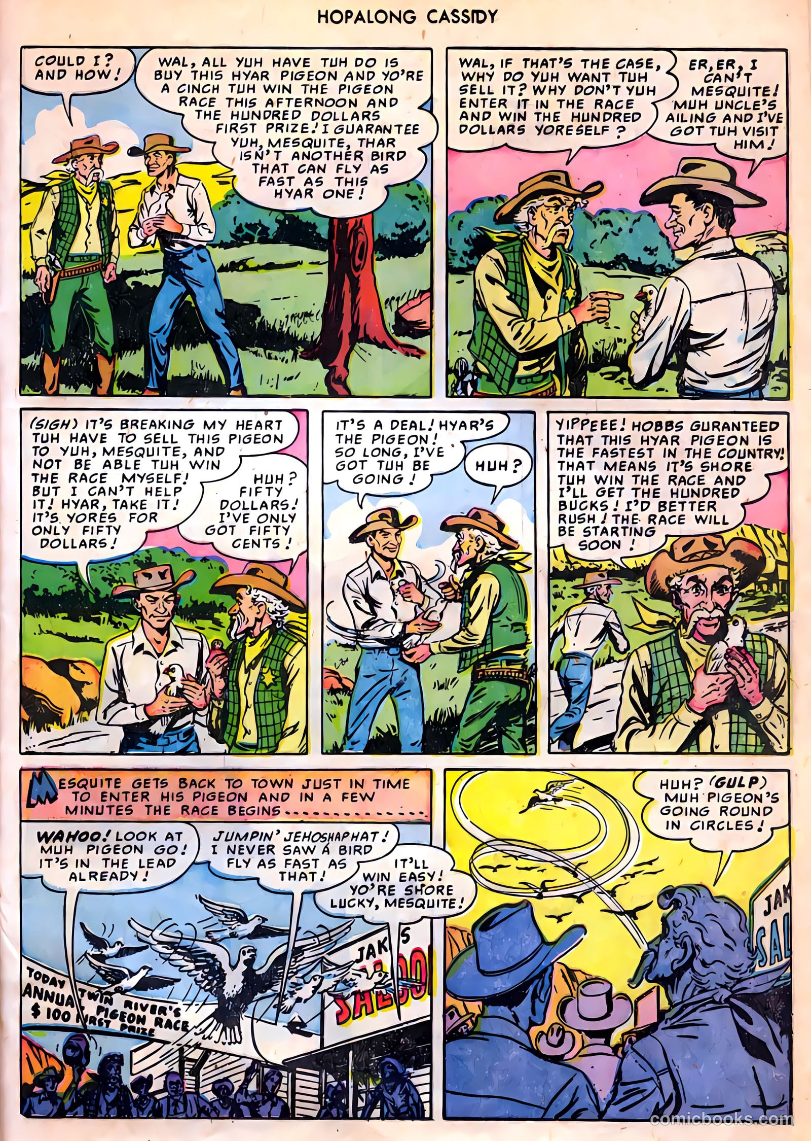 Hopalong Cassidy #42 (1950) — page 28 of 50