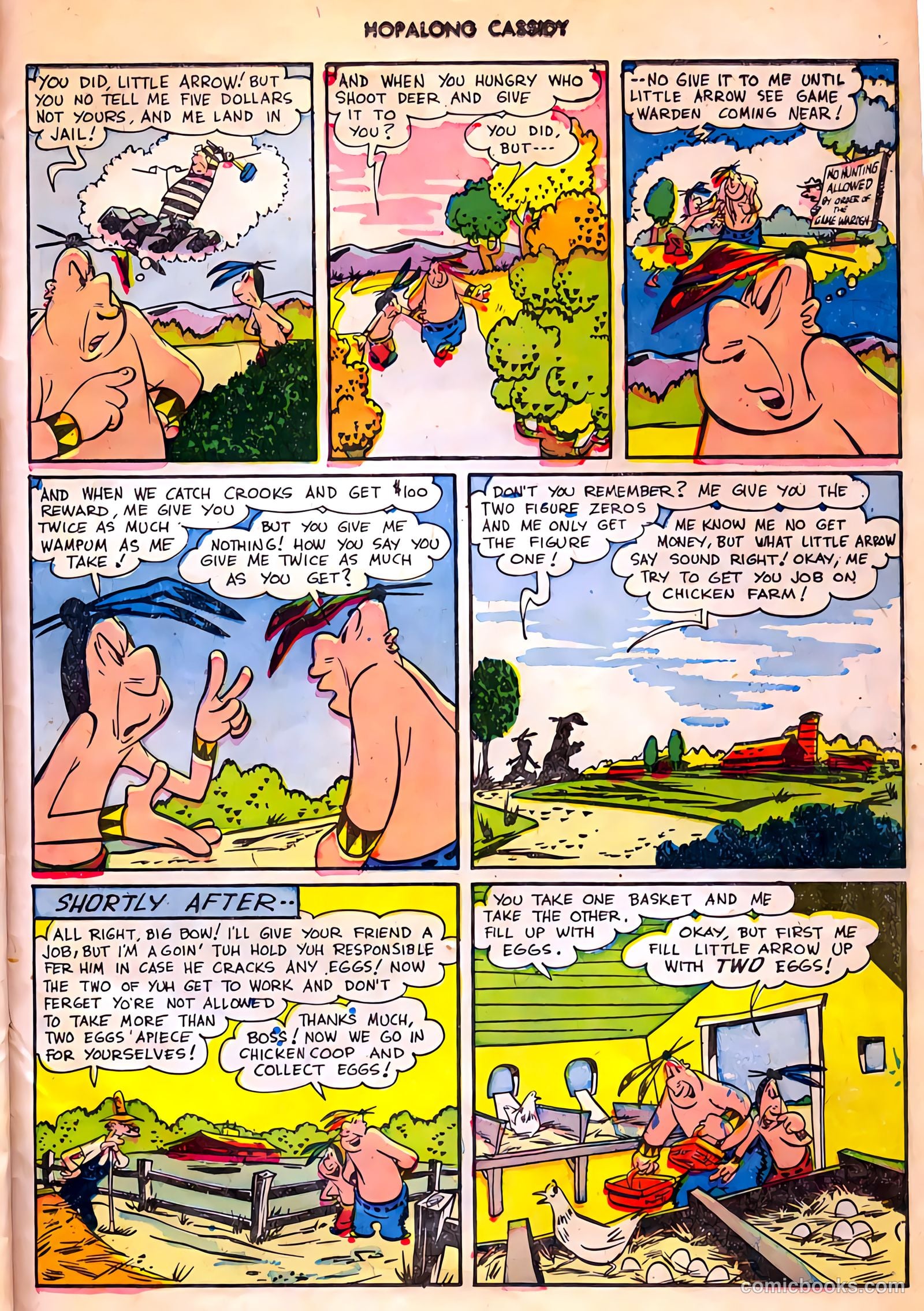 Hopalong Cassidy #42 (1950) — page 38 of 50