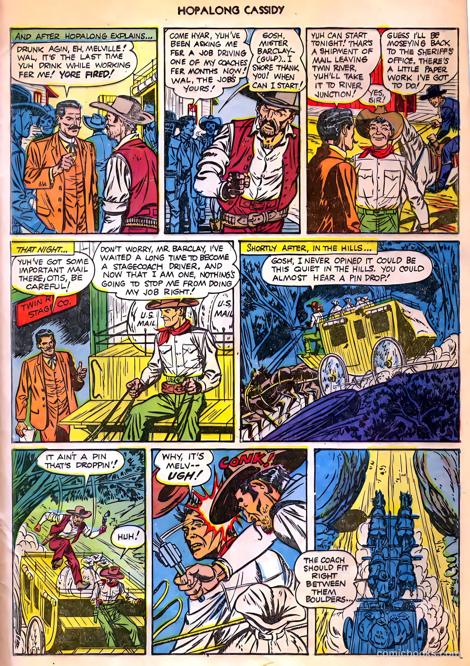 Hopalong Cassidy #42 (1950) — page 44 of 50