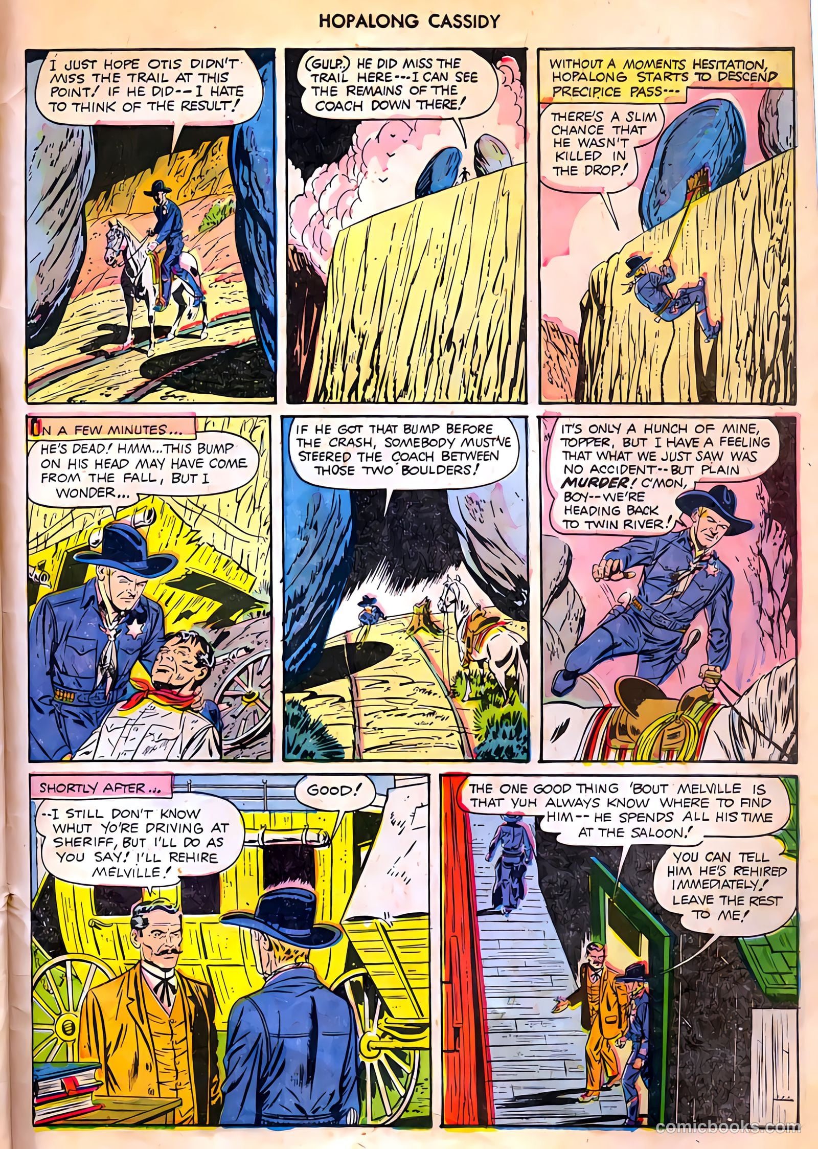 Hopalong Cassidy #42 (1950) — page 46 of 50