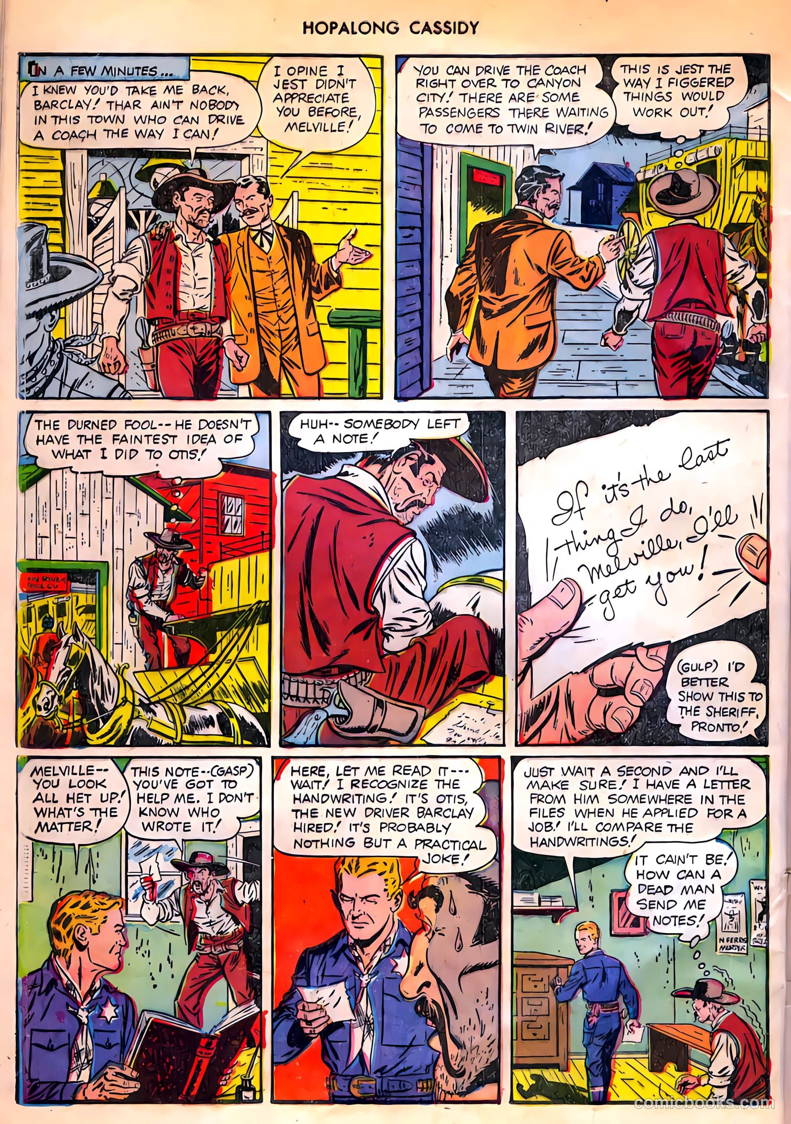 Hopalong Cassidy #42 (1950) — page 47 of 50