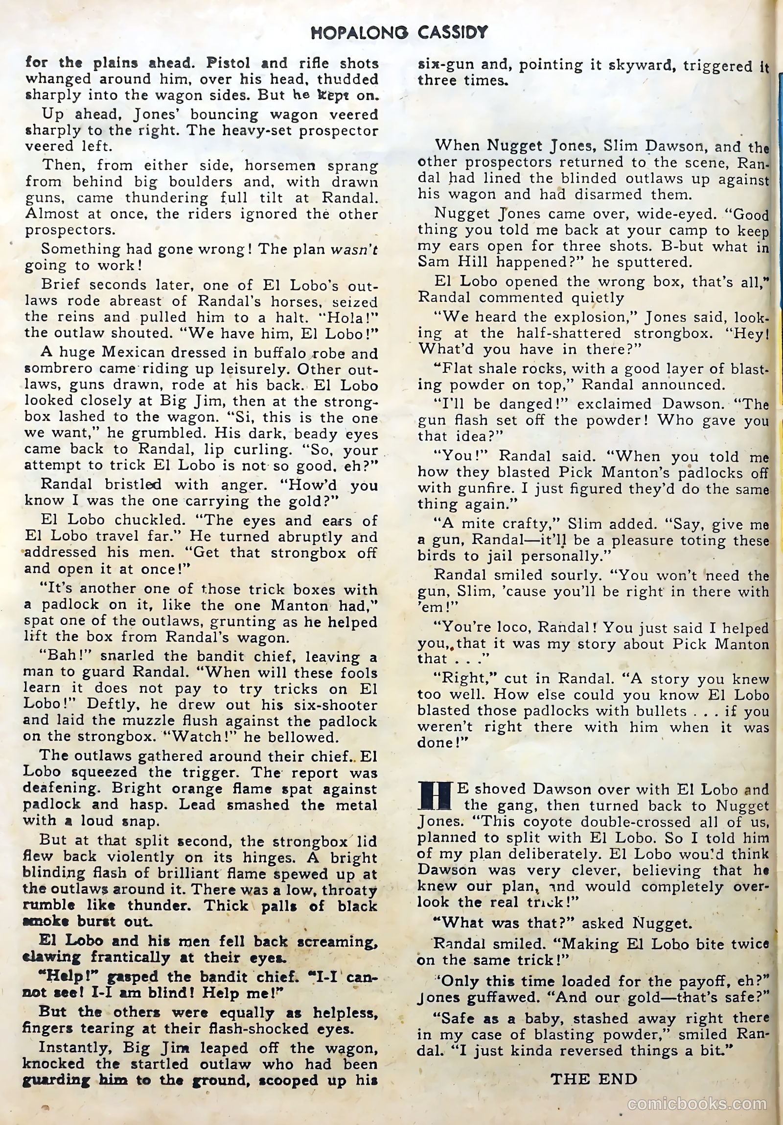 Hopalong Cassidy #46 (1950) — page 36 of 48