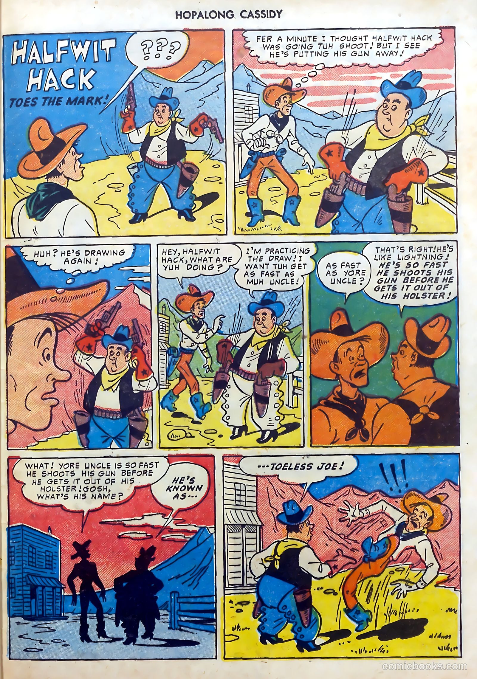 Hopalong Cassidy #46 (1950) — page 37 of 48