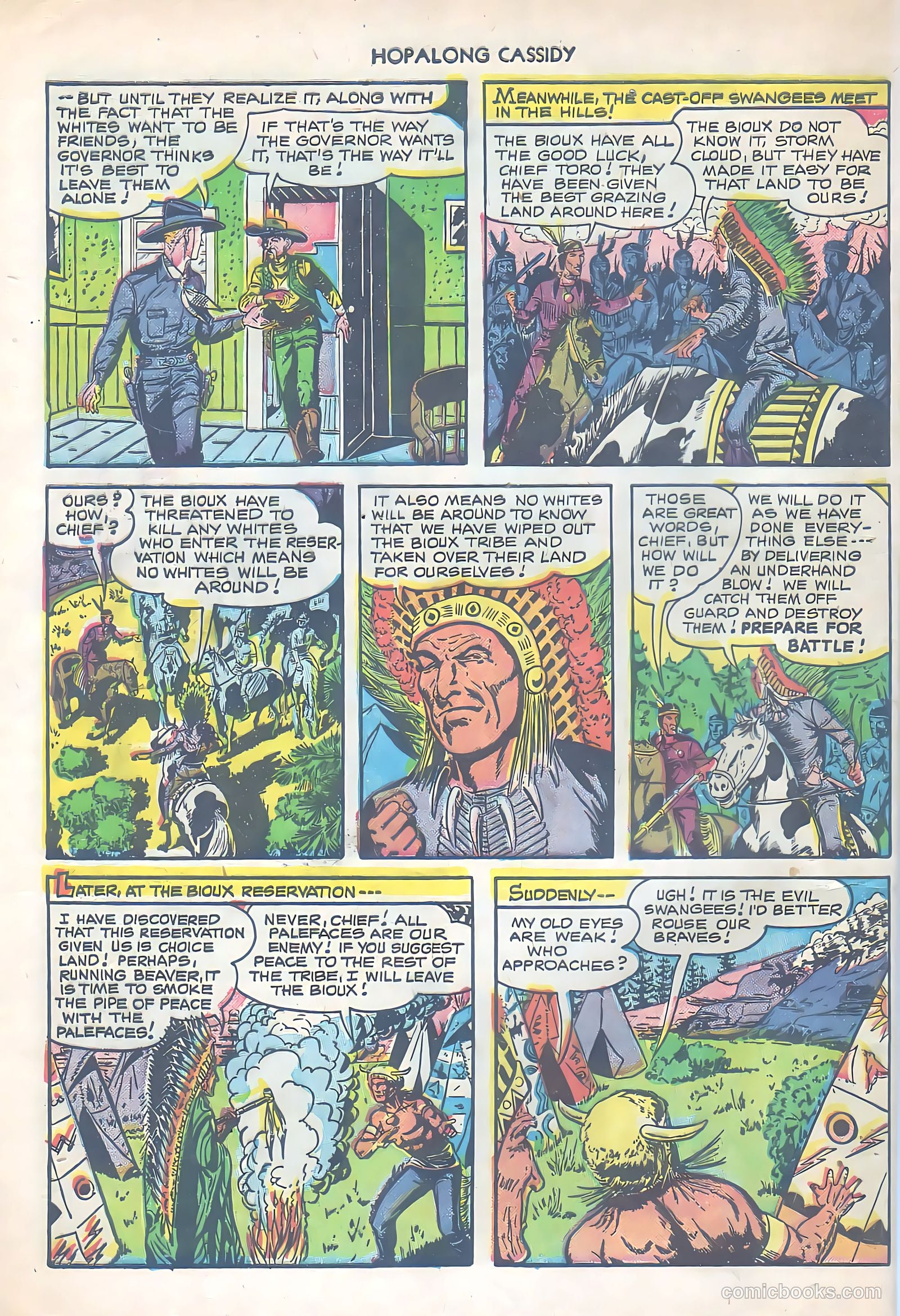 Hopalong Cassidy #53 (1951) — page 42