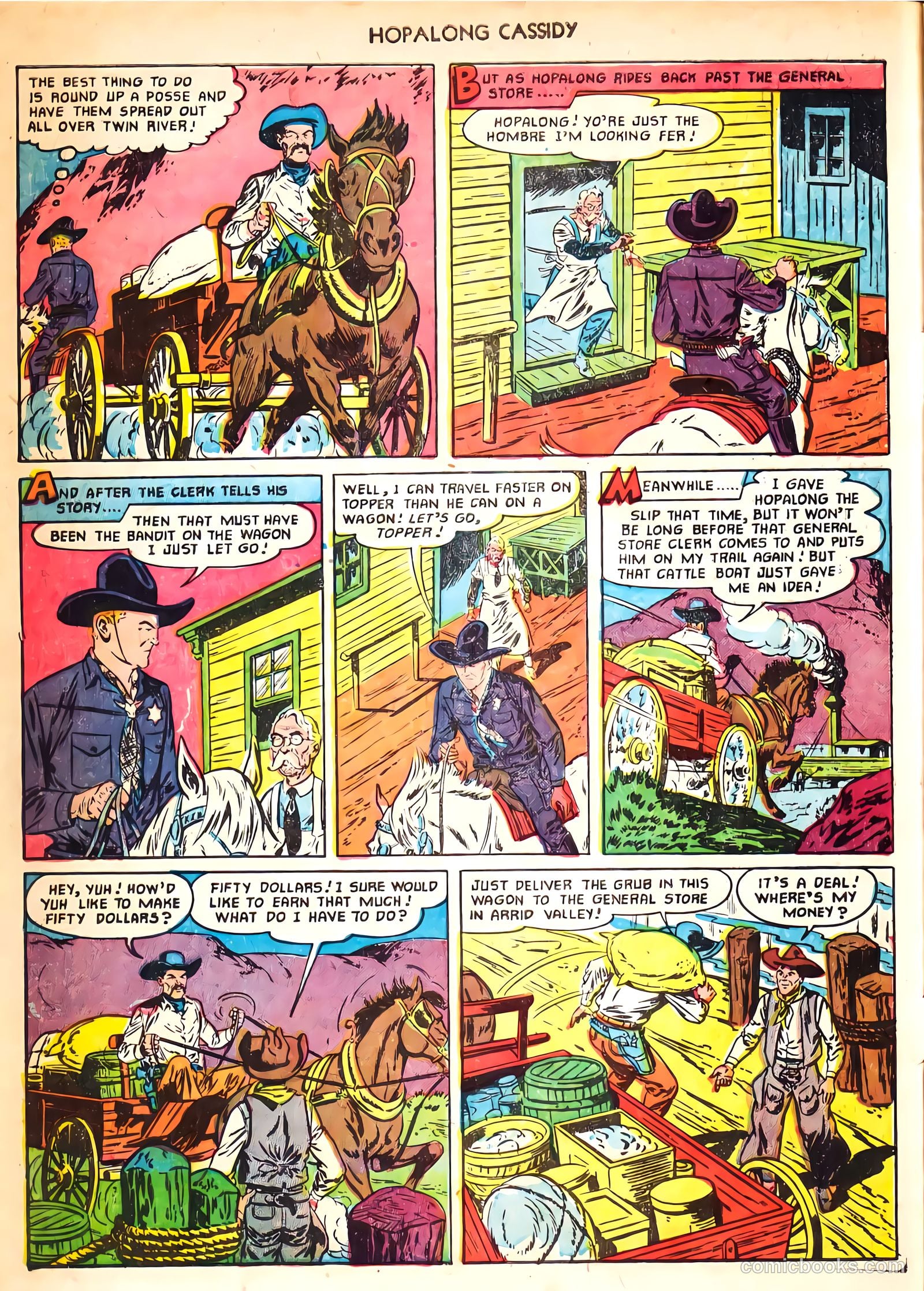 Hopalong Cassidy #59 (1951) — page 9