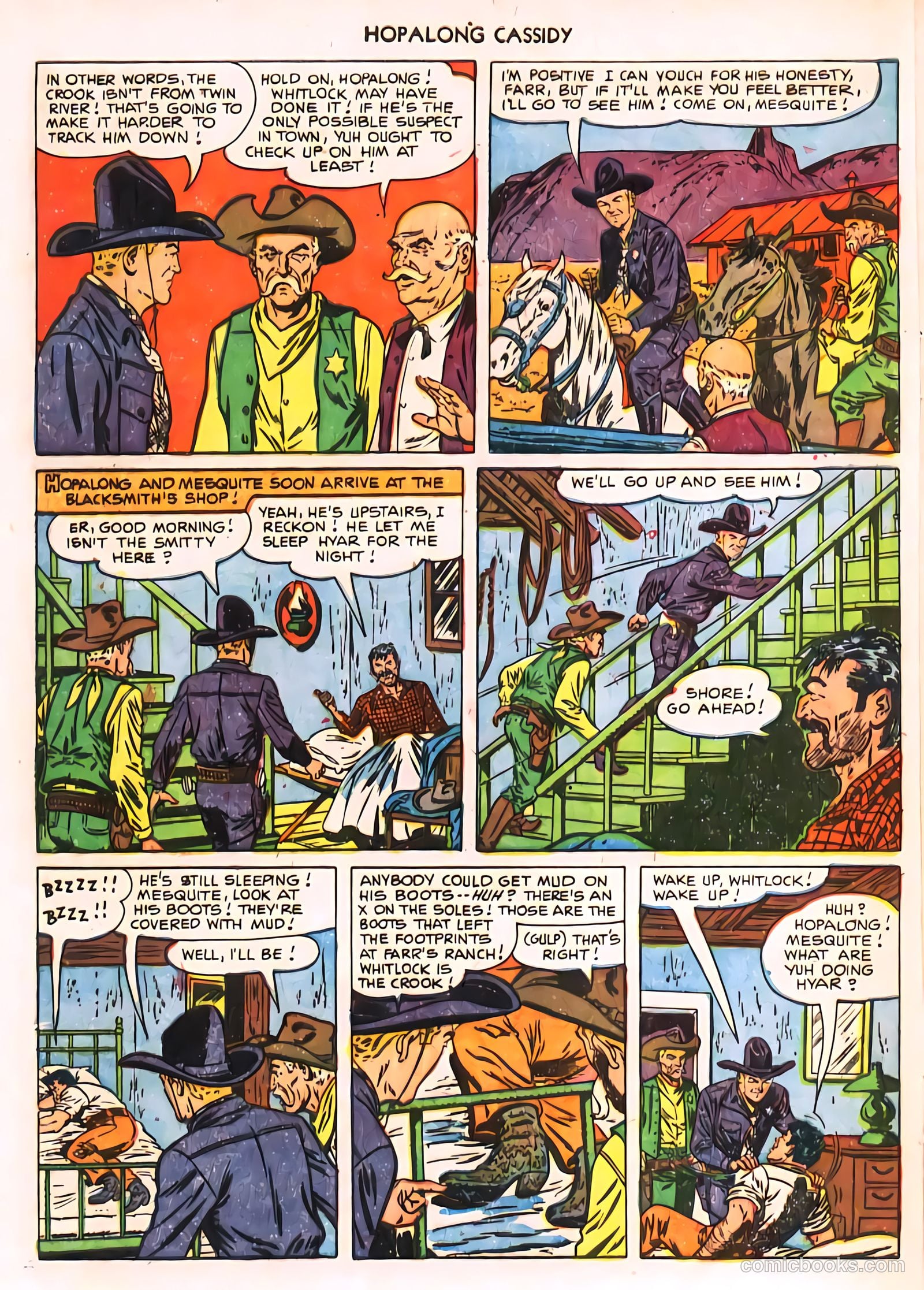 Hopalong Cassidy #61 (1951) — page 6