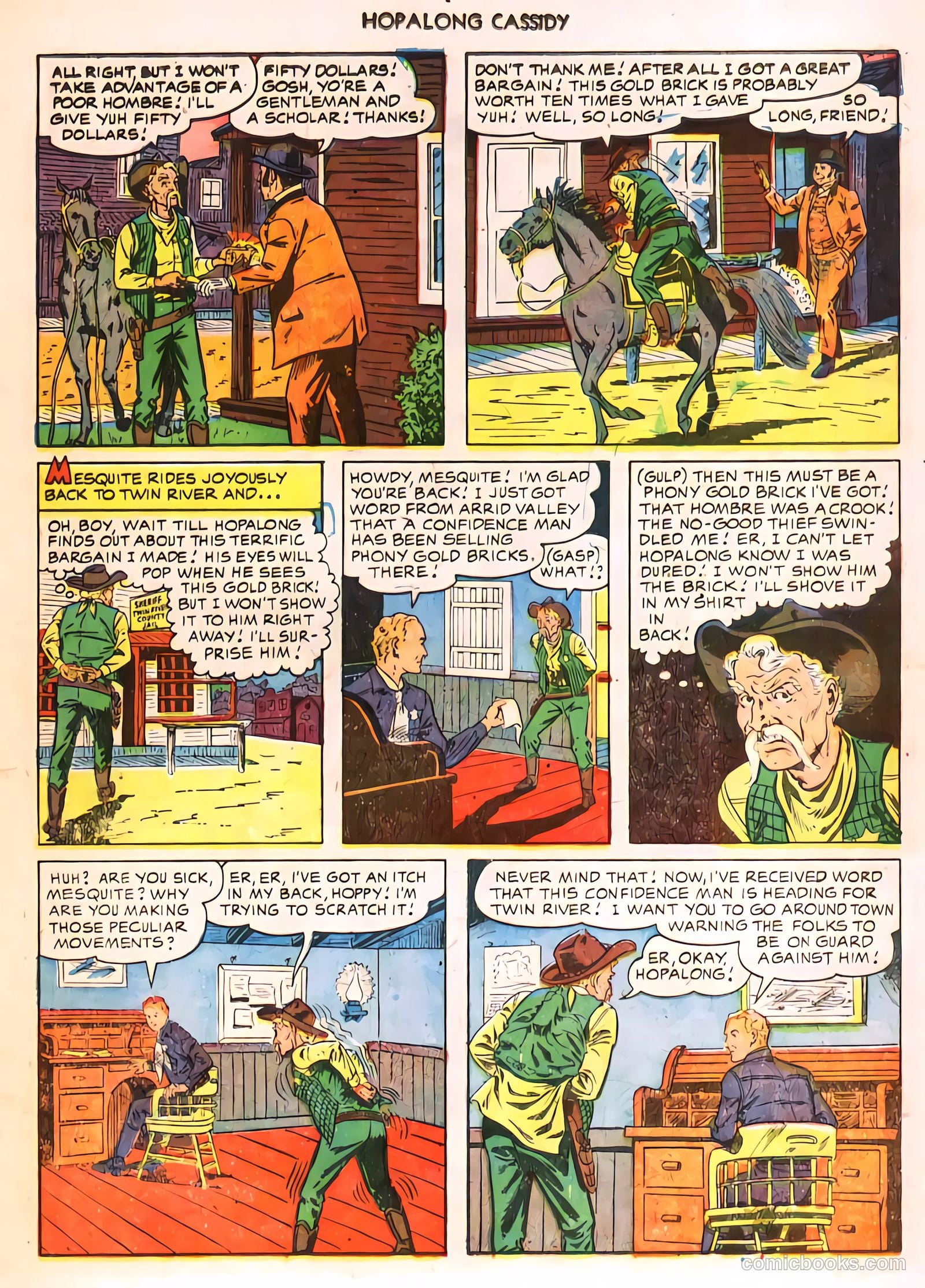 Hopalong Cassidy #61 (1951) — page 12