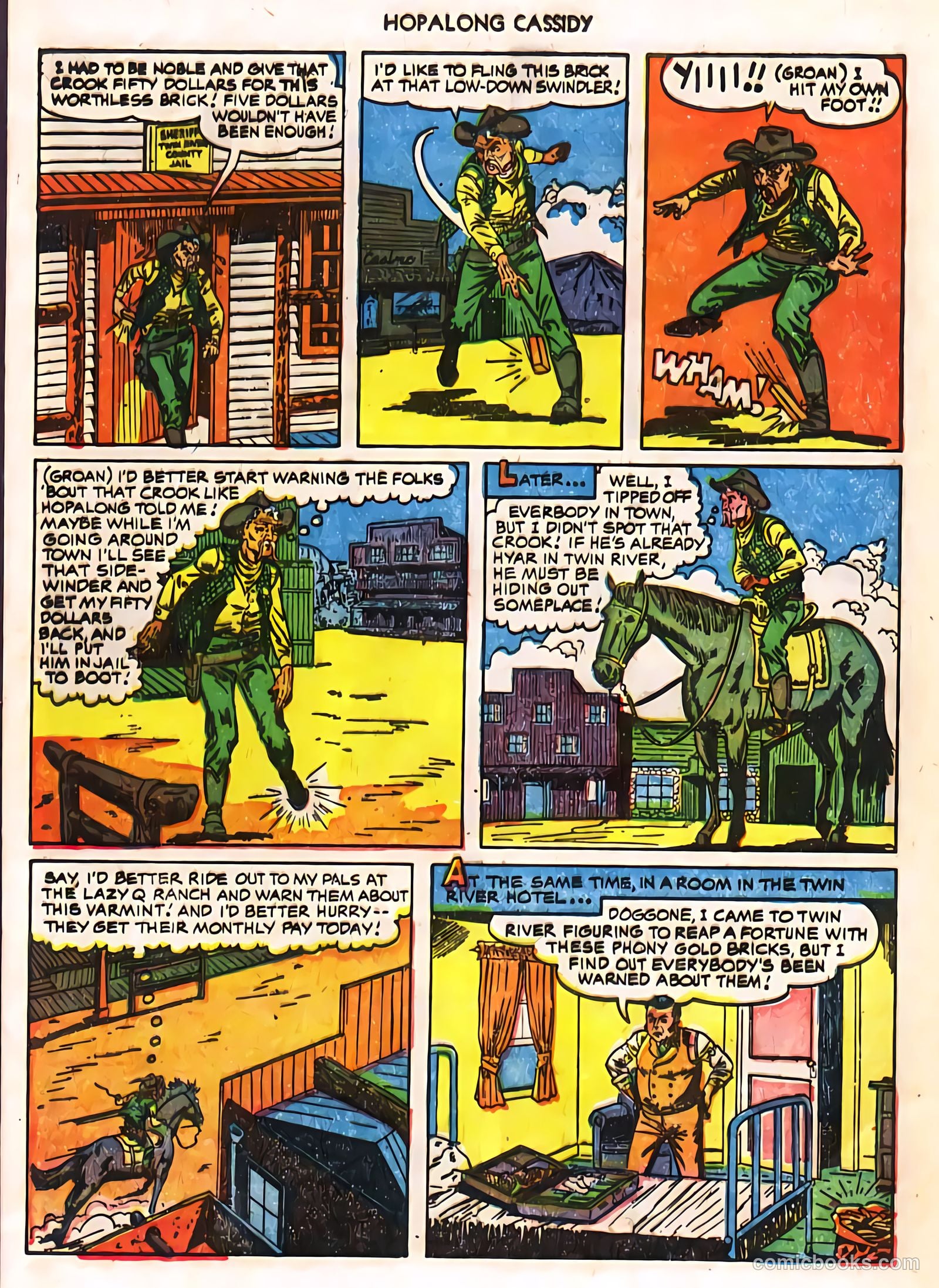 Hopalong Cassidy #61 (1951) — page 13