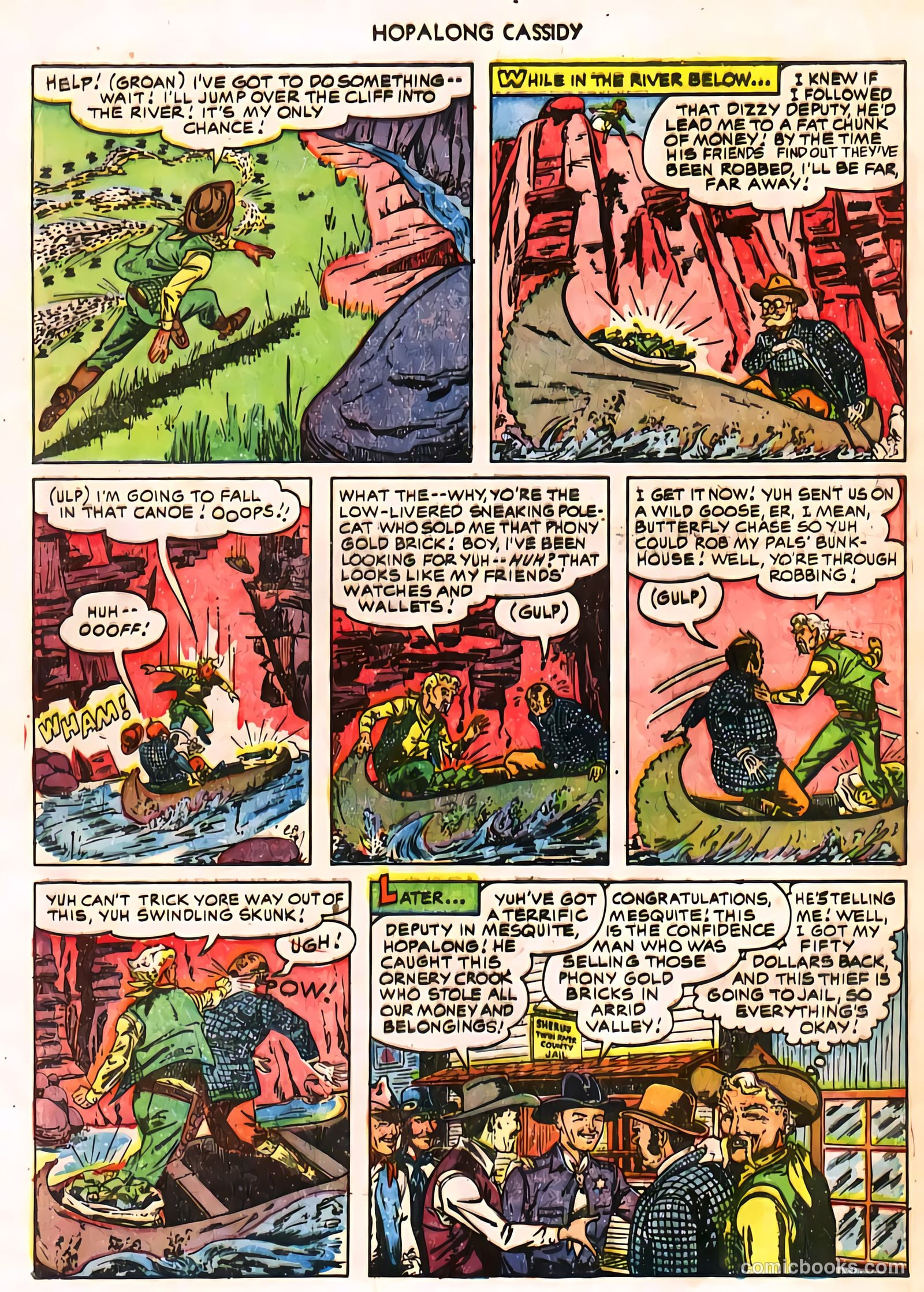 Hopalong Cassidy #61 (1951) — page 17