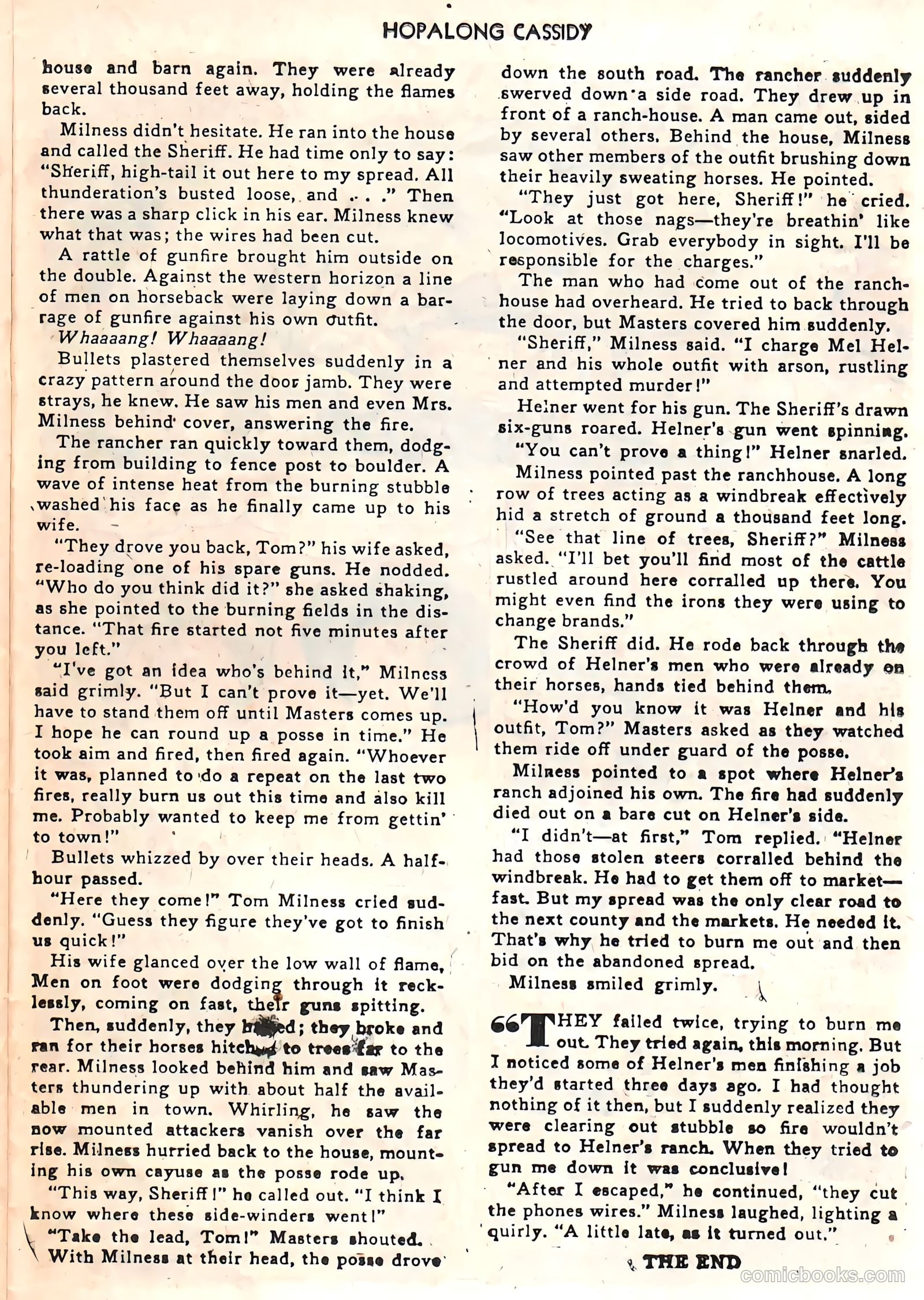 Hopalong Cassidy #61 (1951) — page 20