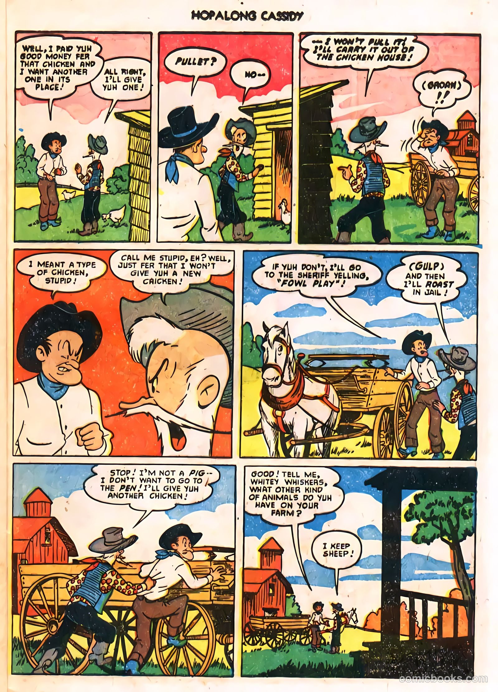 Hopalong Cassidy #61 (1951) — page 22
