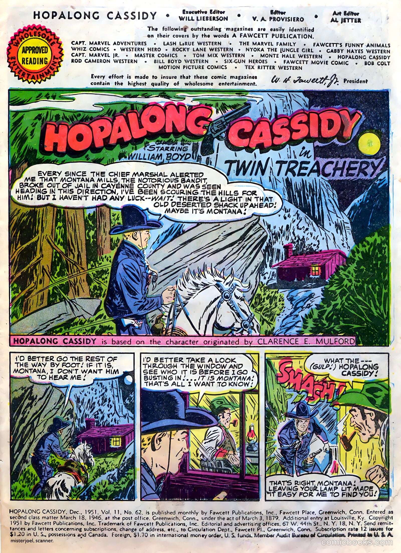Hopalong Cassidy #62 (1951) — page 1