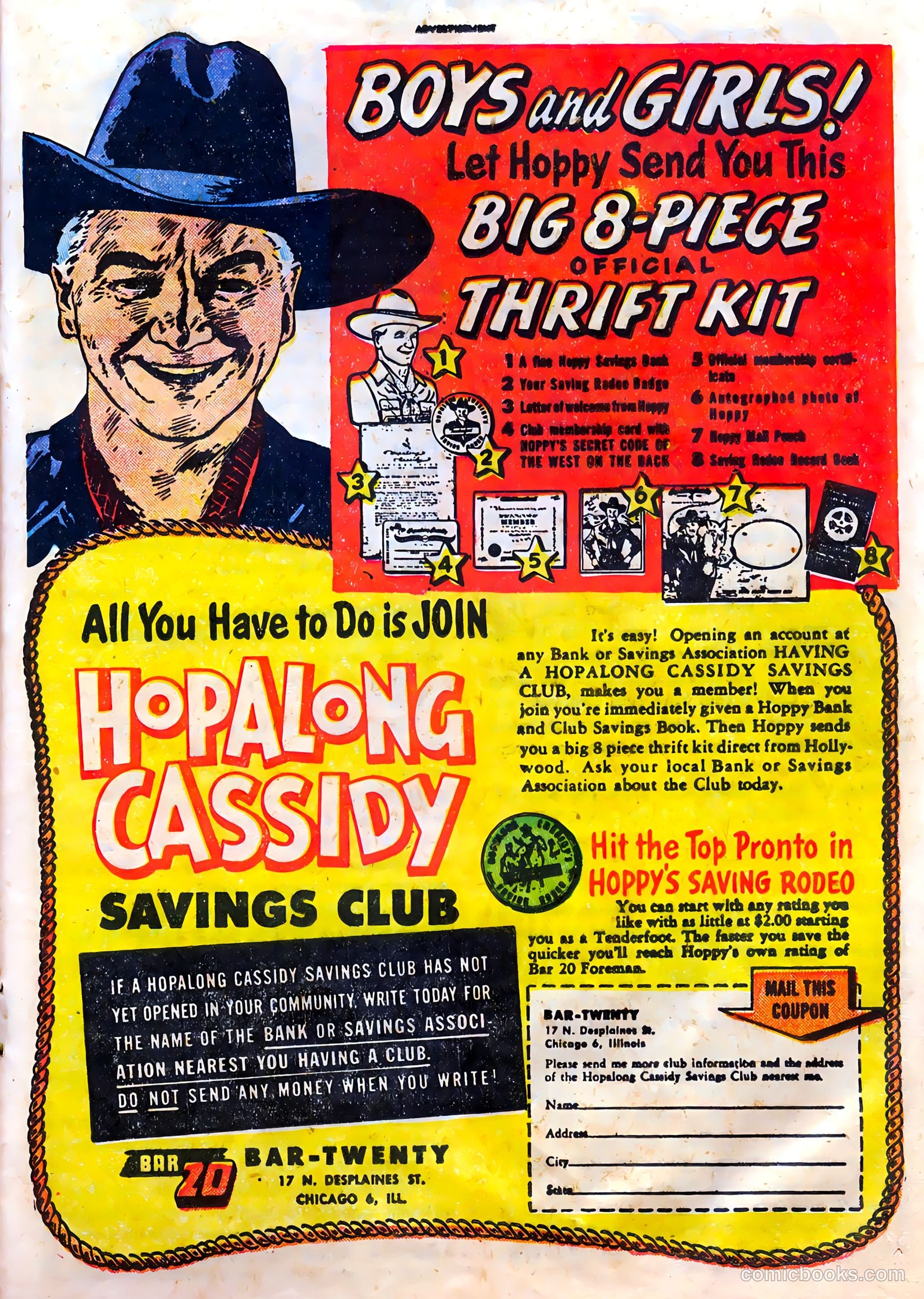 Hopalong Cassidy #62 (1951) — page 19