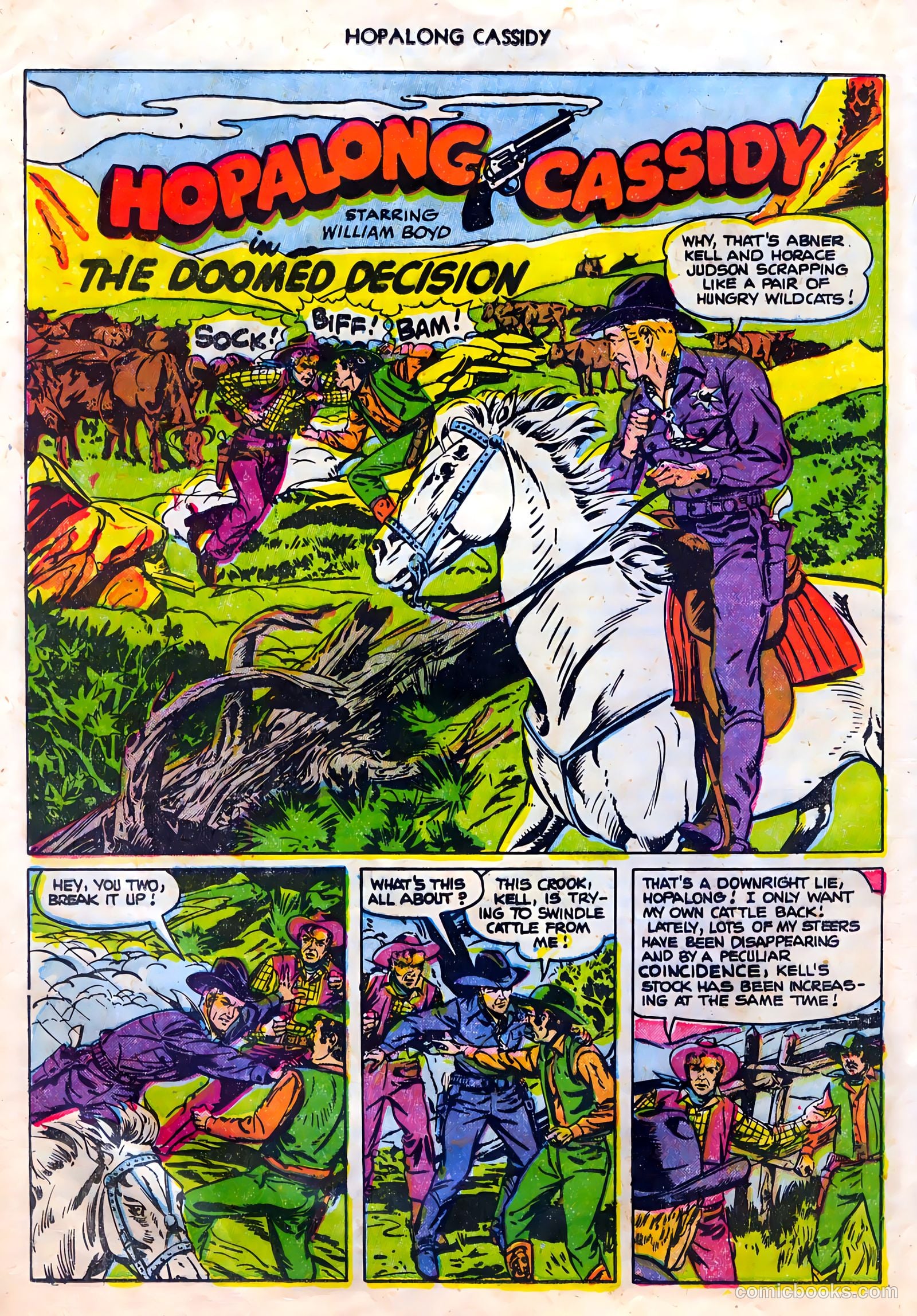 Hopalong Cassidy #62 (1951) — page 22