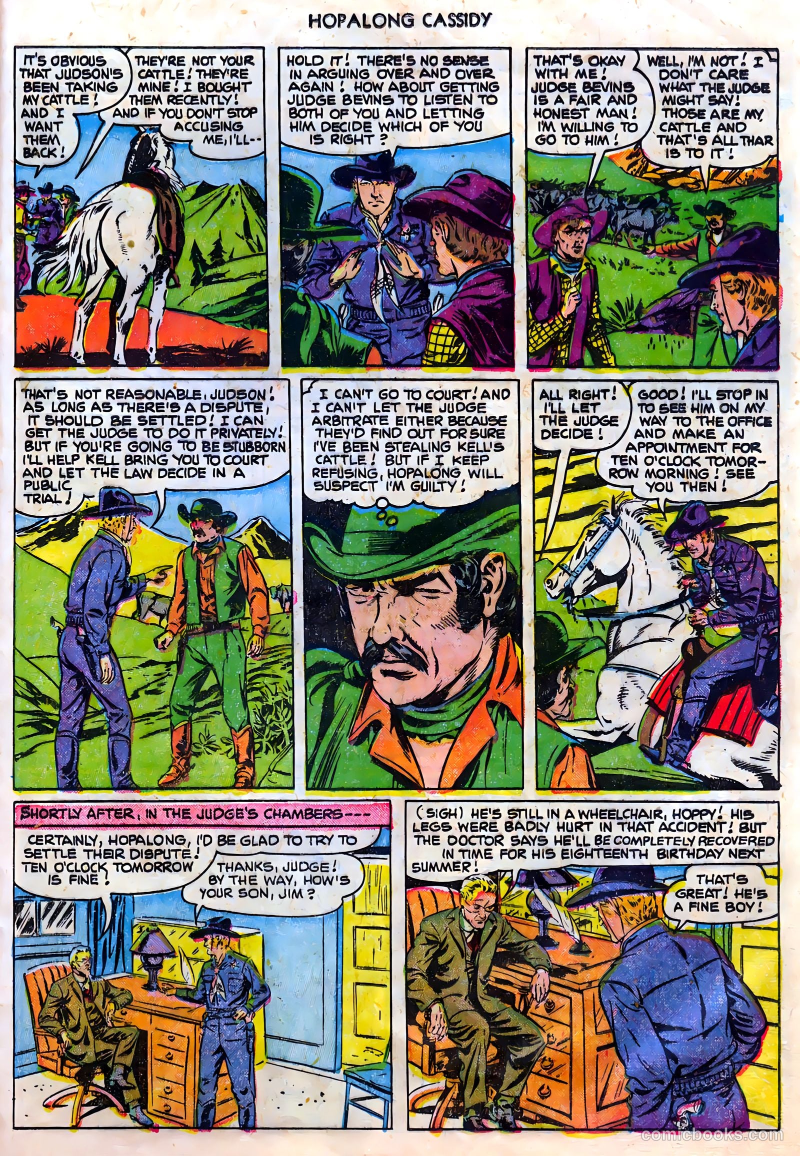 Hopalong Cassidy #62 (1951) — page 23