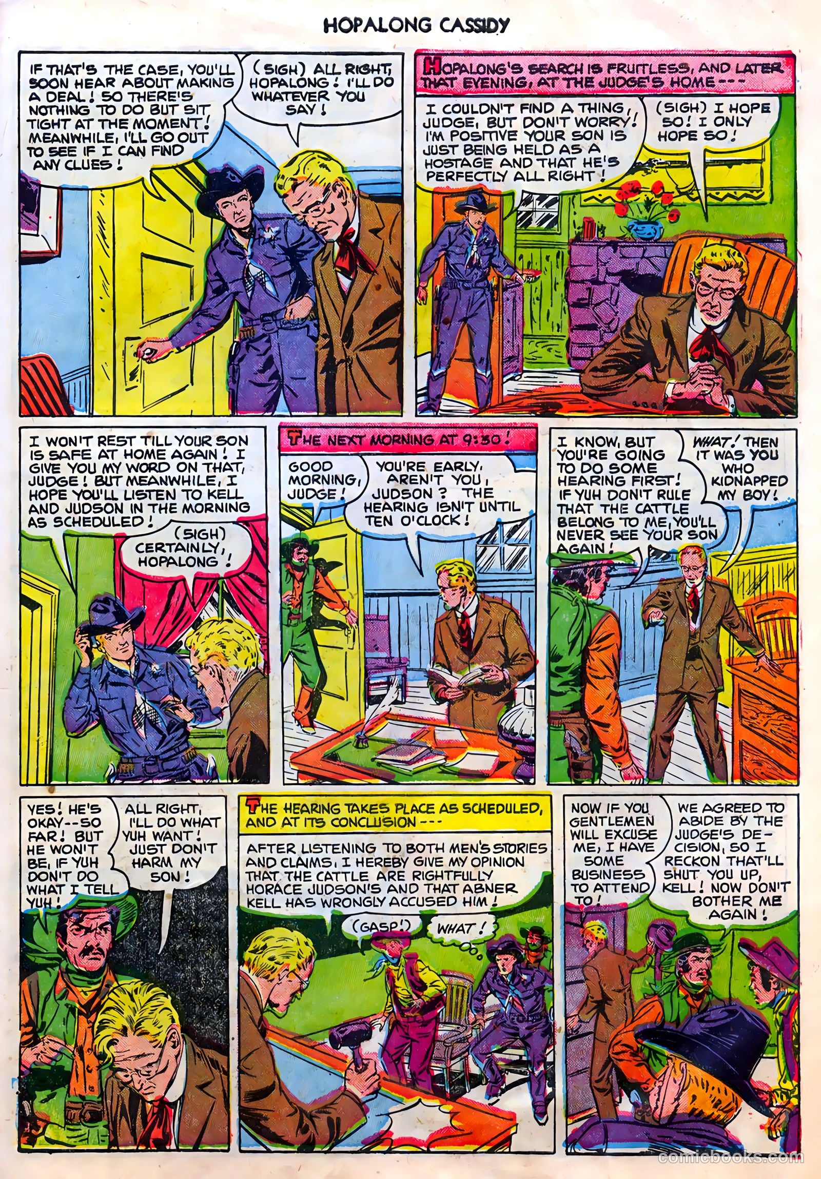 Hopalong Cassidy #62 (1951) — page 25