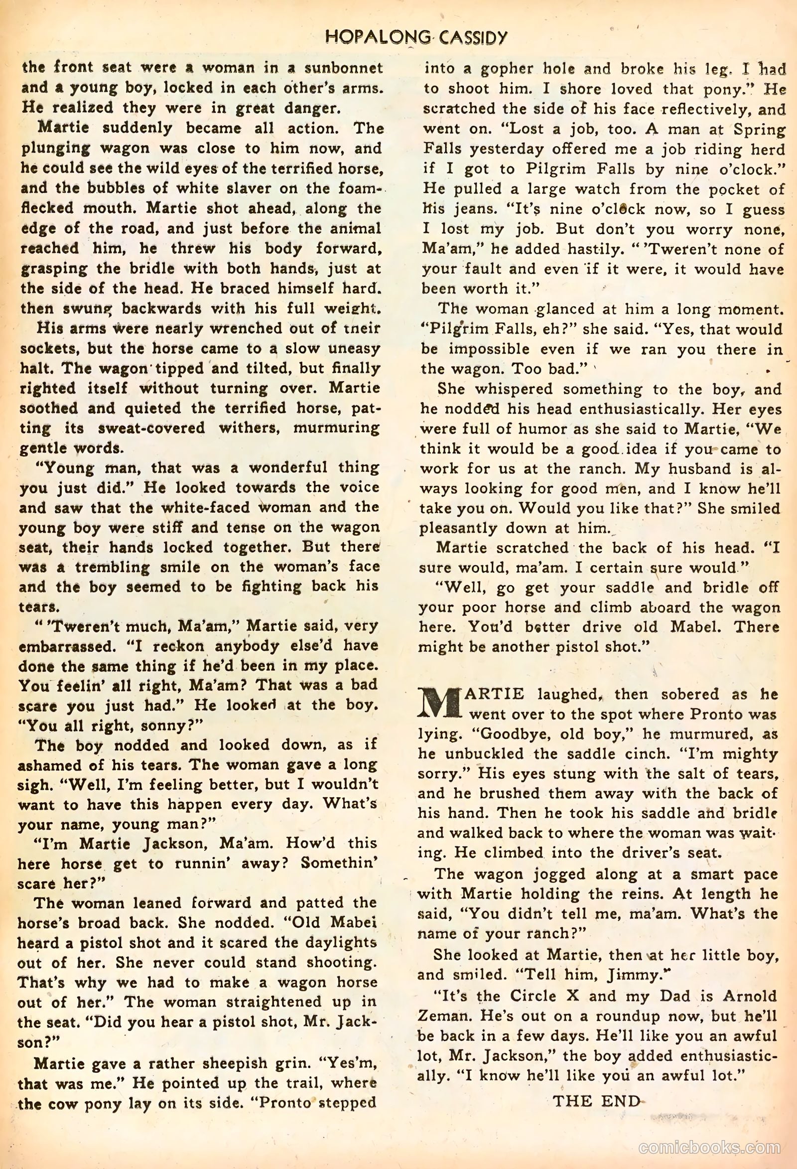 Hopalong Cassidy #63 (1952) — page 25 of 36