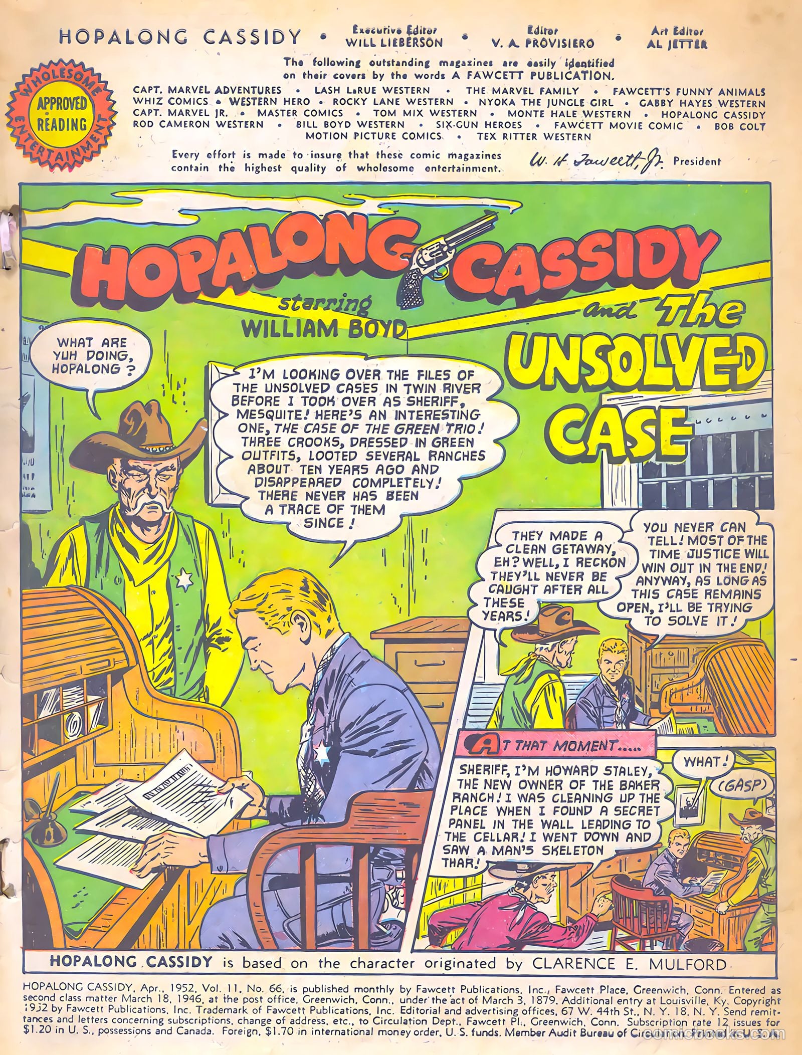 Hopalong Cassidy #66 (1952) — page 3 of 32